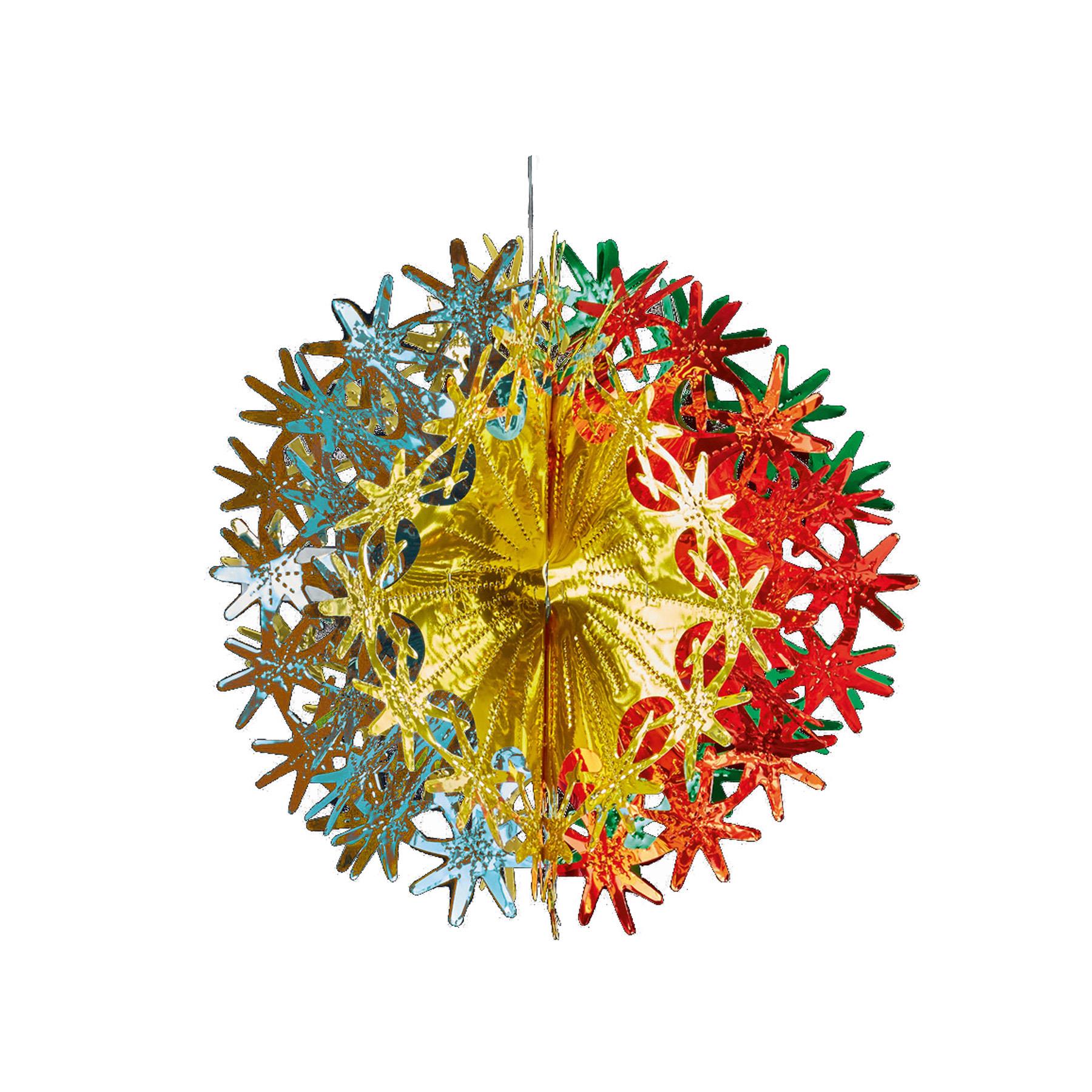 Christmas Foil Ceiling Decorations Multicolour - Choose Design - Picture 11 of 21