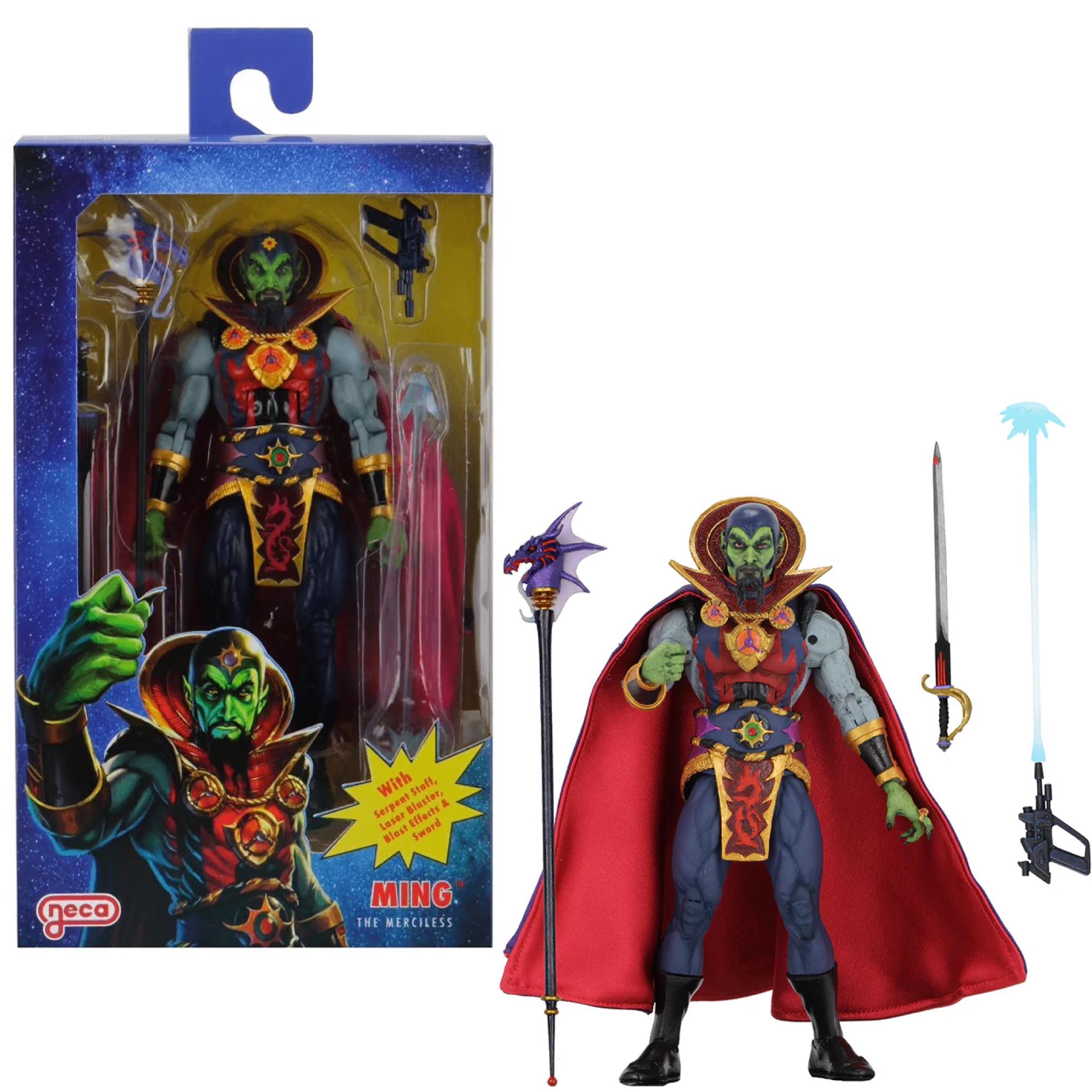 Flash Gordon The Original Superheroes Defenders of the Earth NECA Blue S1 - Picture 10 of 20