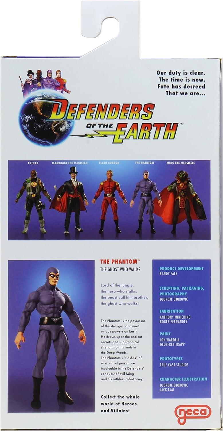 Flash Gordon The Original Superheroes Defenders of the Earth NECA Blue S1 - Picture 17 of 20