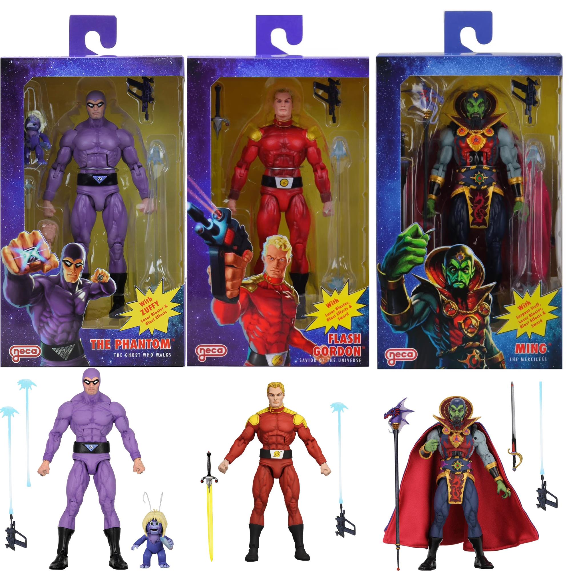 Flash Gordon The Original Superheroes Defenders of the Earth NECA Blue S1 - Picture 20 of 20
