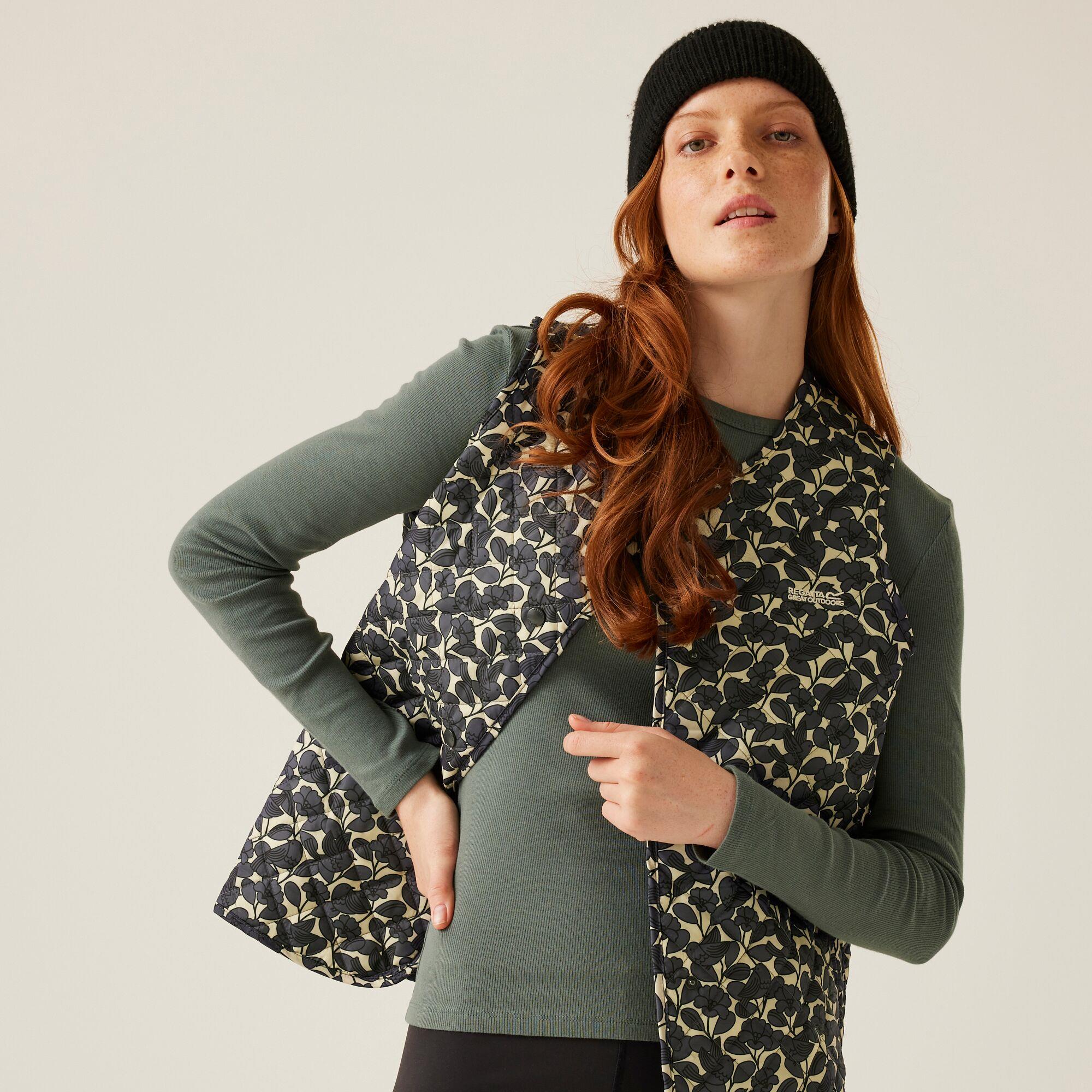 Regatta Orla Kiely Womens Bodywarmer Lightly Quilted Gilet with Pockets - Picture 19 of 21