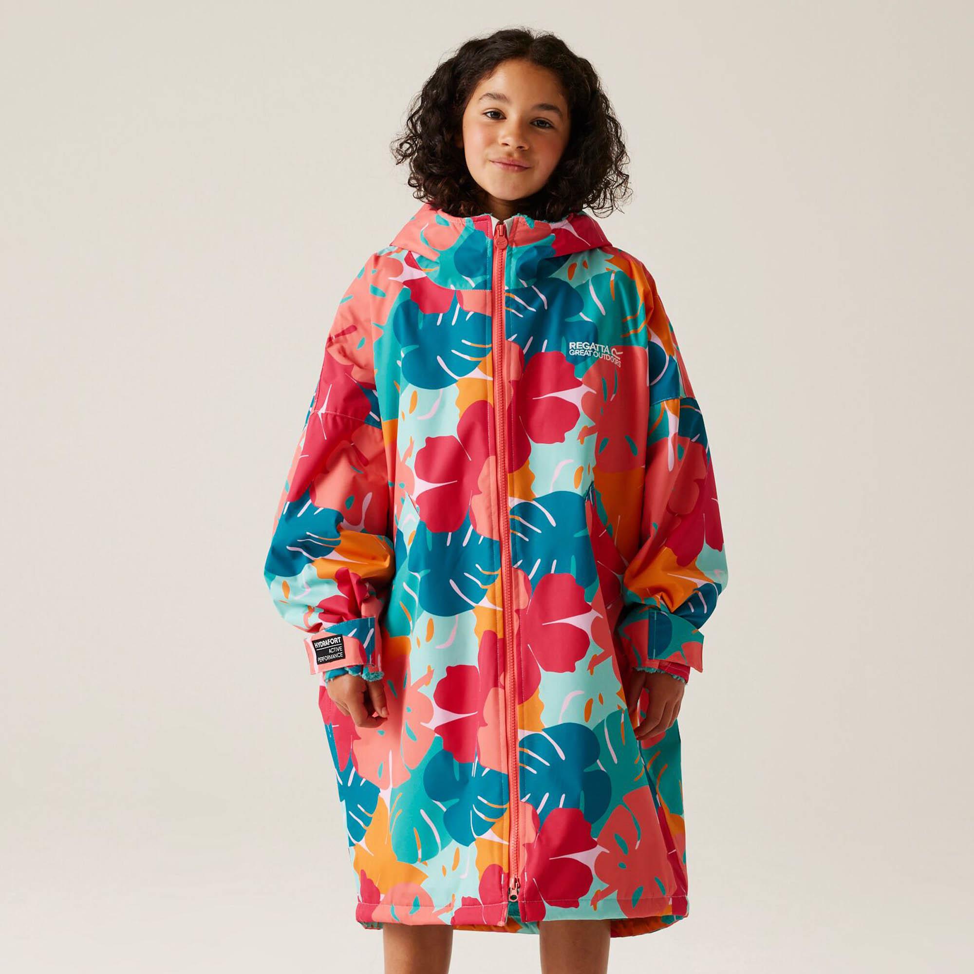 Regatta Kids Waterproof Fleece Lined Oversized Changing Robe - Picture 43 of 59
