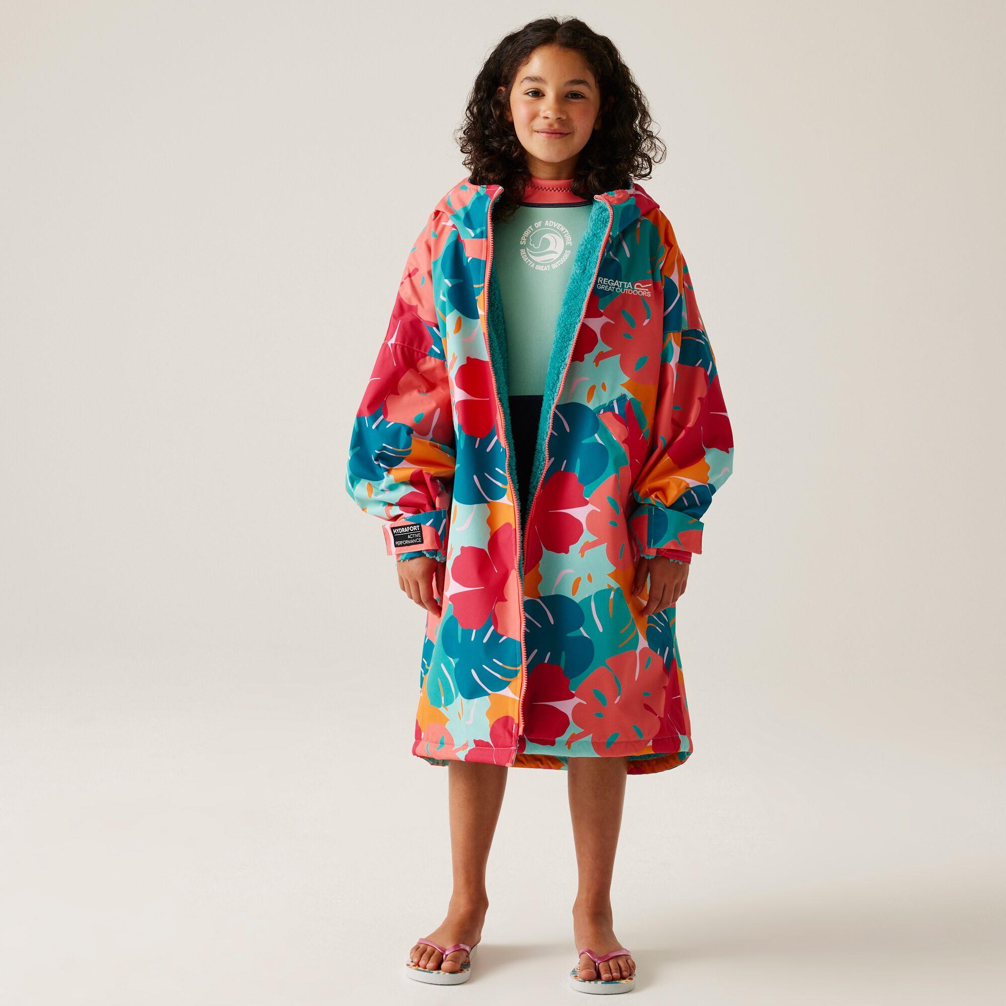 Regatta Kids Waterproof Fleece Lined Oversized Changing Robe - Picture 45 of 59