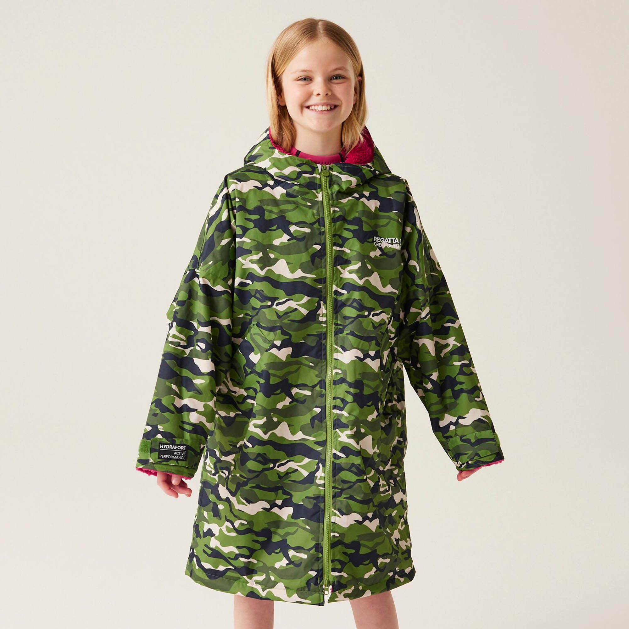 Regatta Kids Waterproof Fleece Lined Oversized Changing Robe 