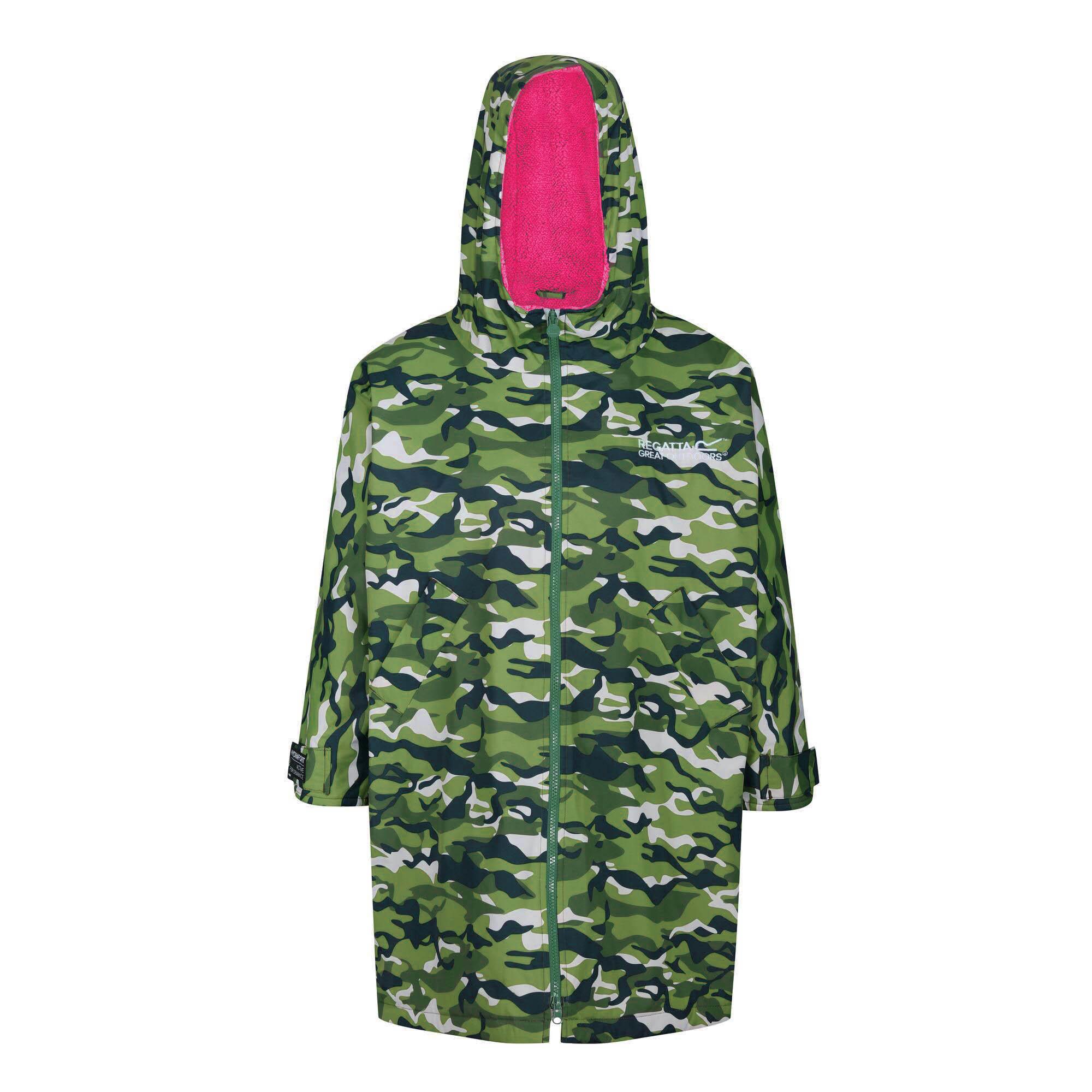 Regatta Kids Waterproof Fleece Lined Oversized Changing Robe - Picture 7 of 59