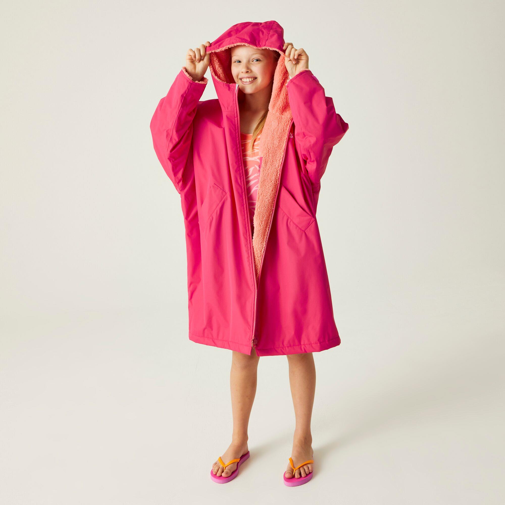 Regatta Kids Waterproof Fleece Lined Oversized Changing Robe - Picture 28 of 59