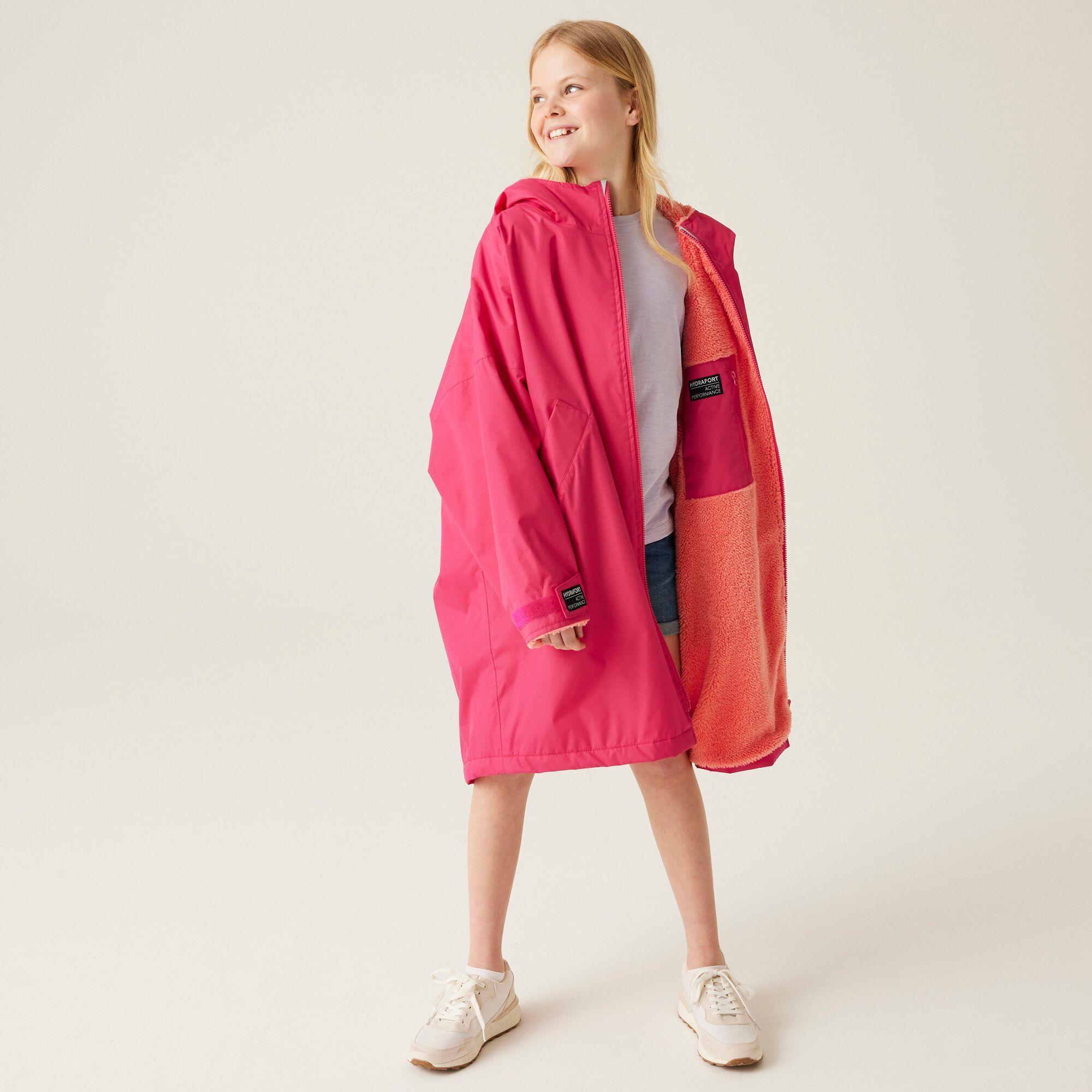 Regatta Kids Waterproof Fleece Lined Oversized Changing Robe - Picture 29 of 59