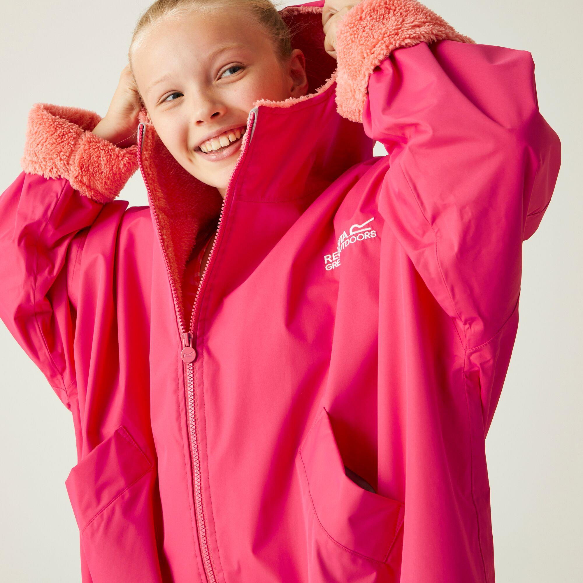 Regatta Kids Waterproof Fleece Lined Oversized Changing Robe - Picture 31 of 59