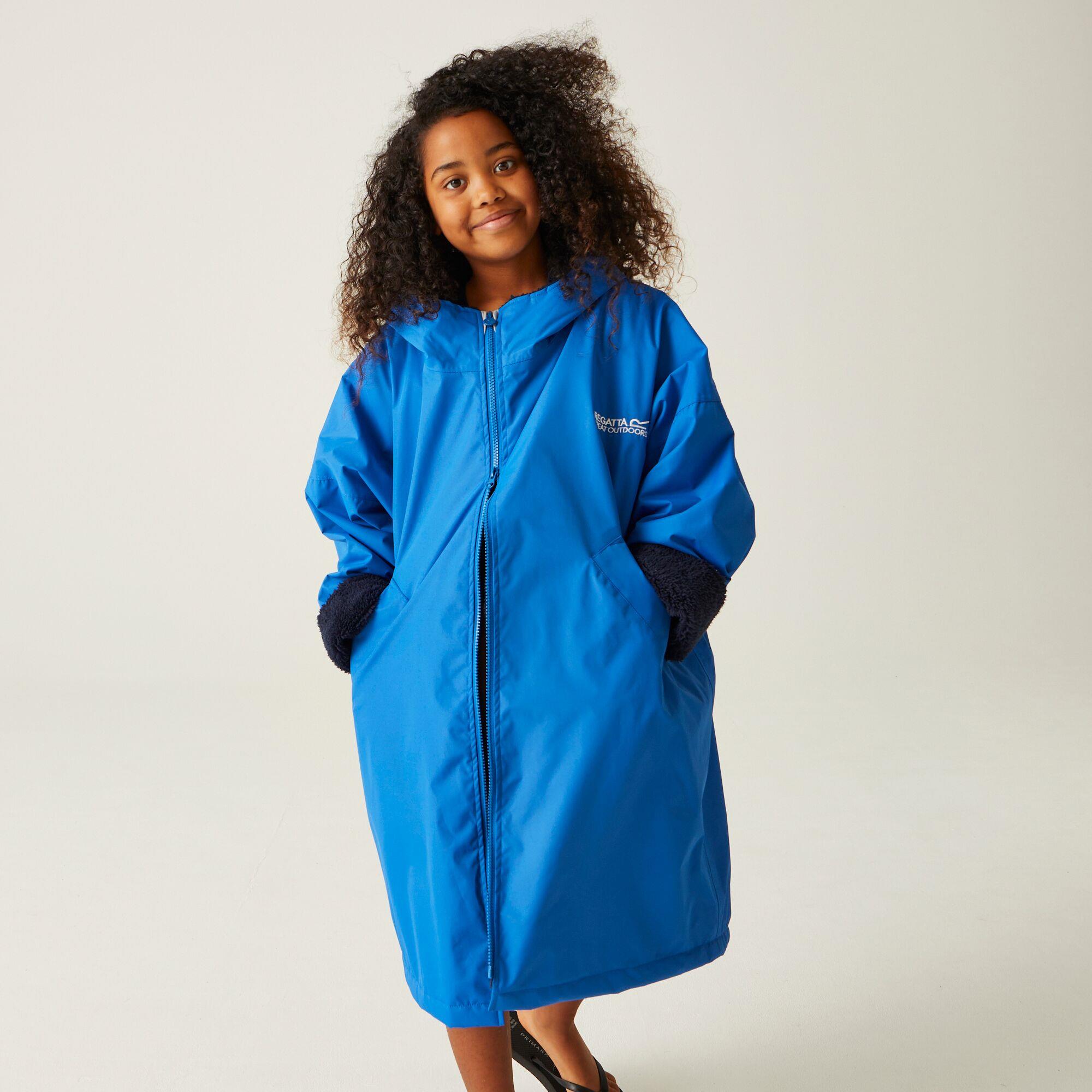Regatta Kids Waterproof Fleece Lined Oversized Changing Robe - Picture 35 of 59