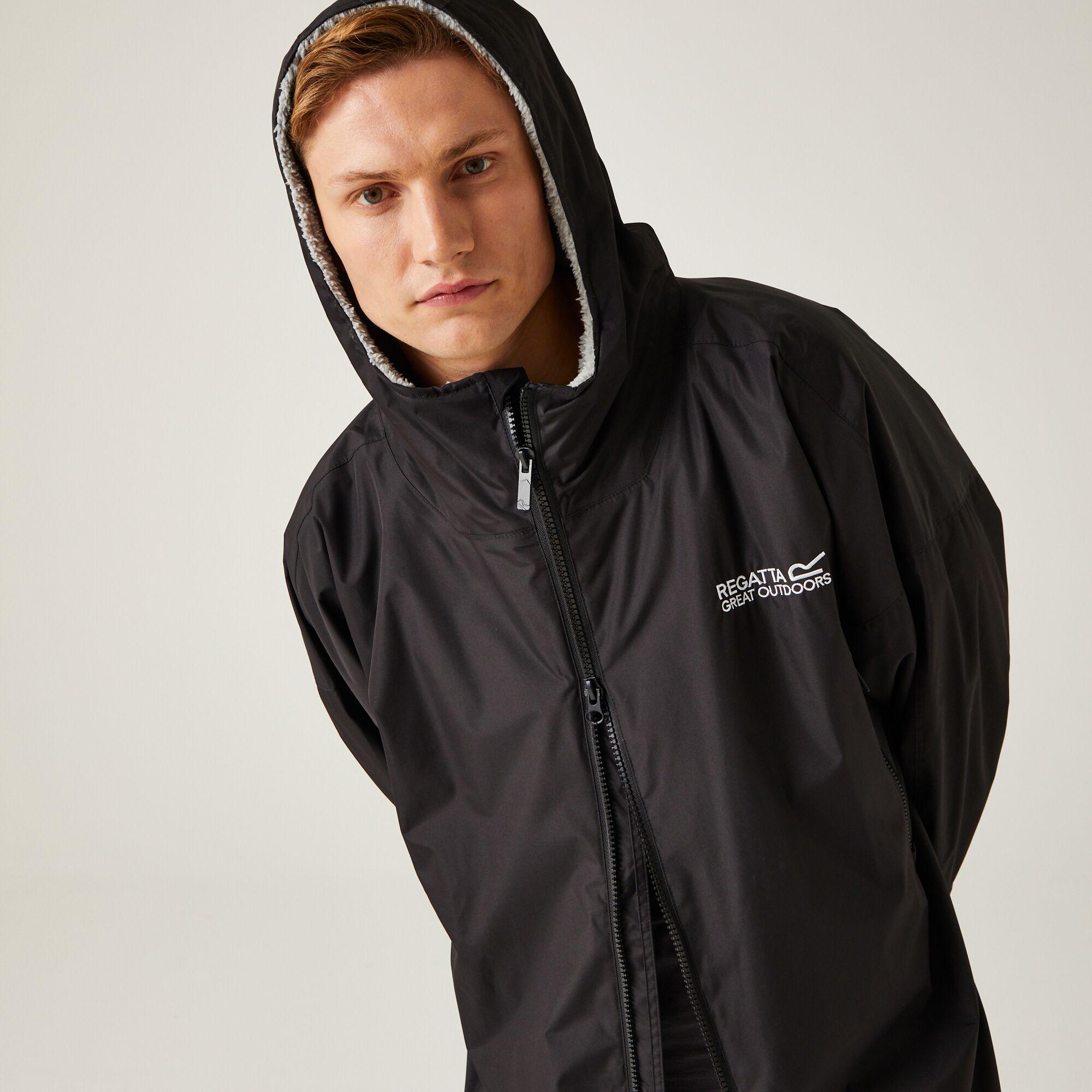 Regatta Adult Waterproof Fleece Lined Changing Robe Oversized - Picture 16 of 132