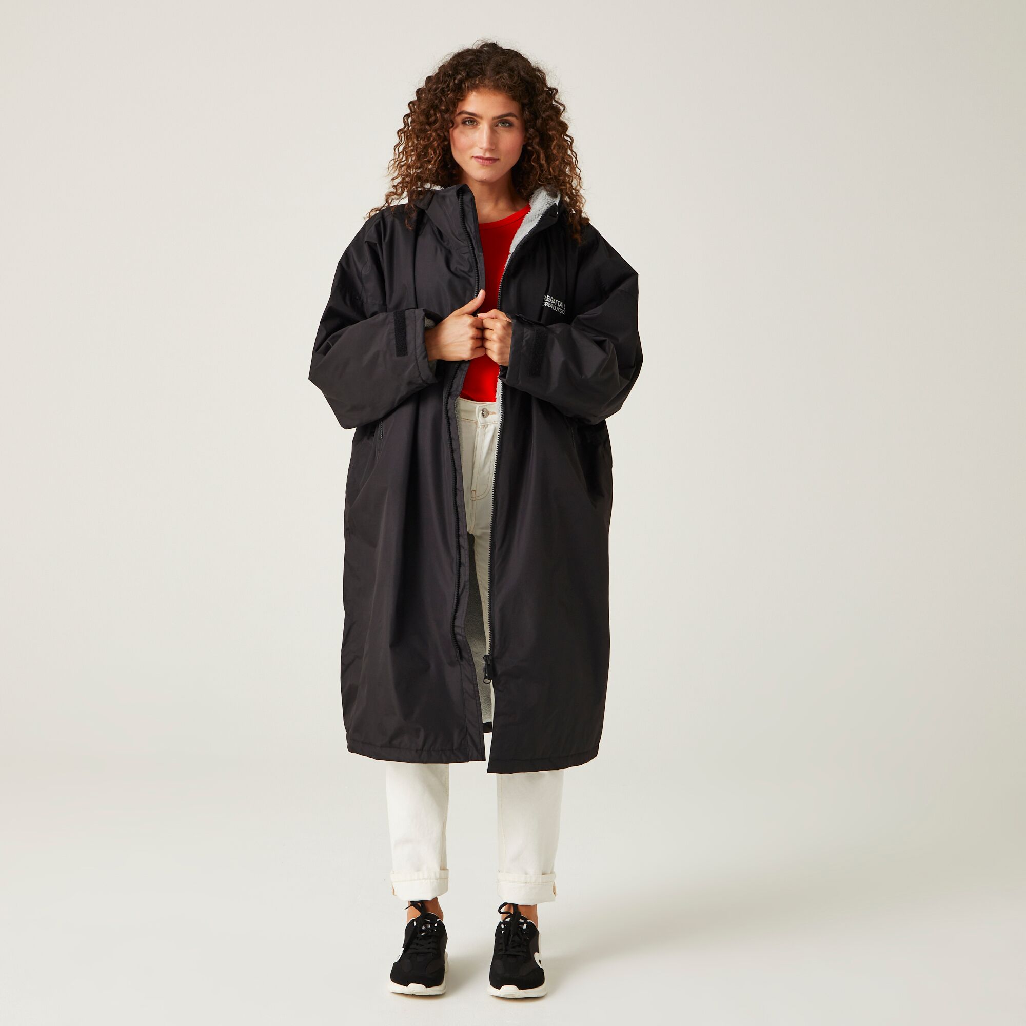Regatta Adult Waterproof Fleece Lined Changing Robe Oversized - Picture 22 of 132