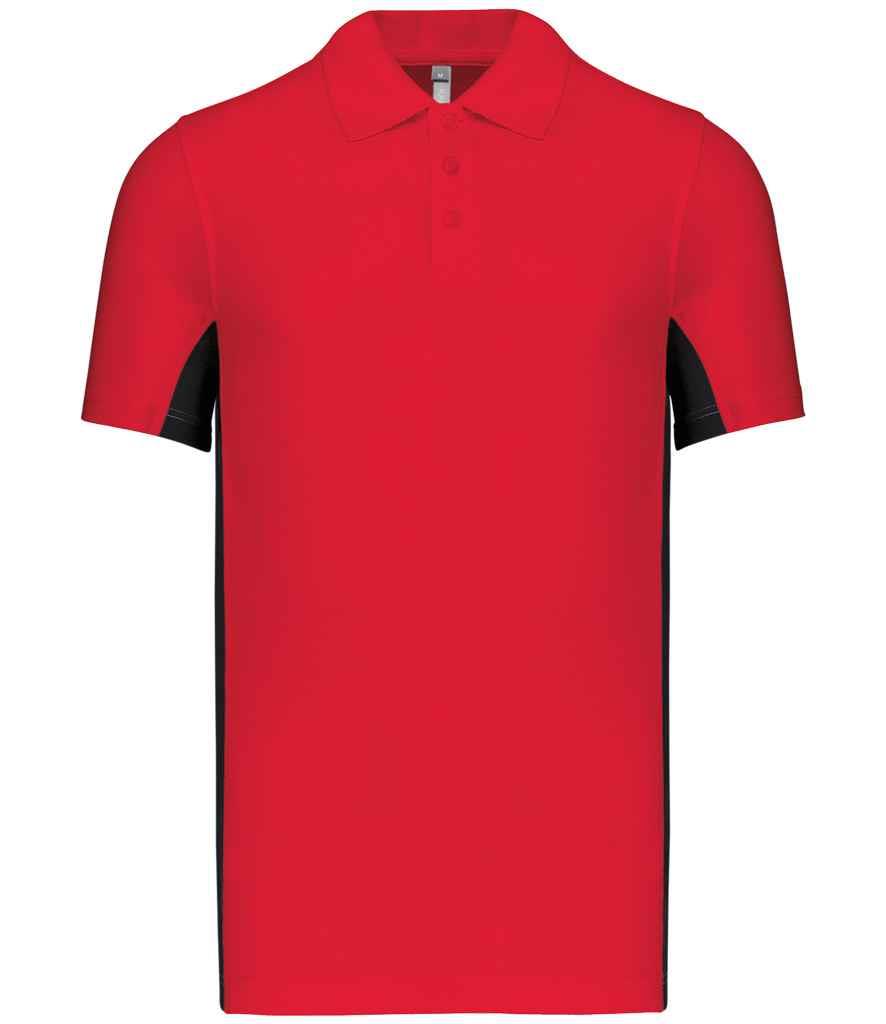 Camisa Polo Kariban Manga Corta Polialgodón Piqué Color Contraste - Imagen 7 de 8