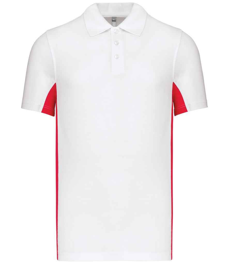 Camisa Polo Kariban Manga Corta Polialgodón Piqué Color Contraste - Imagen 8 de 8