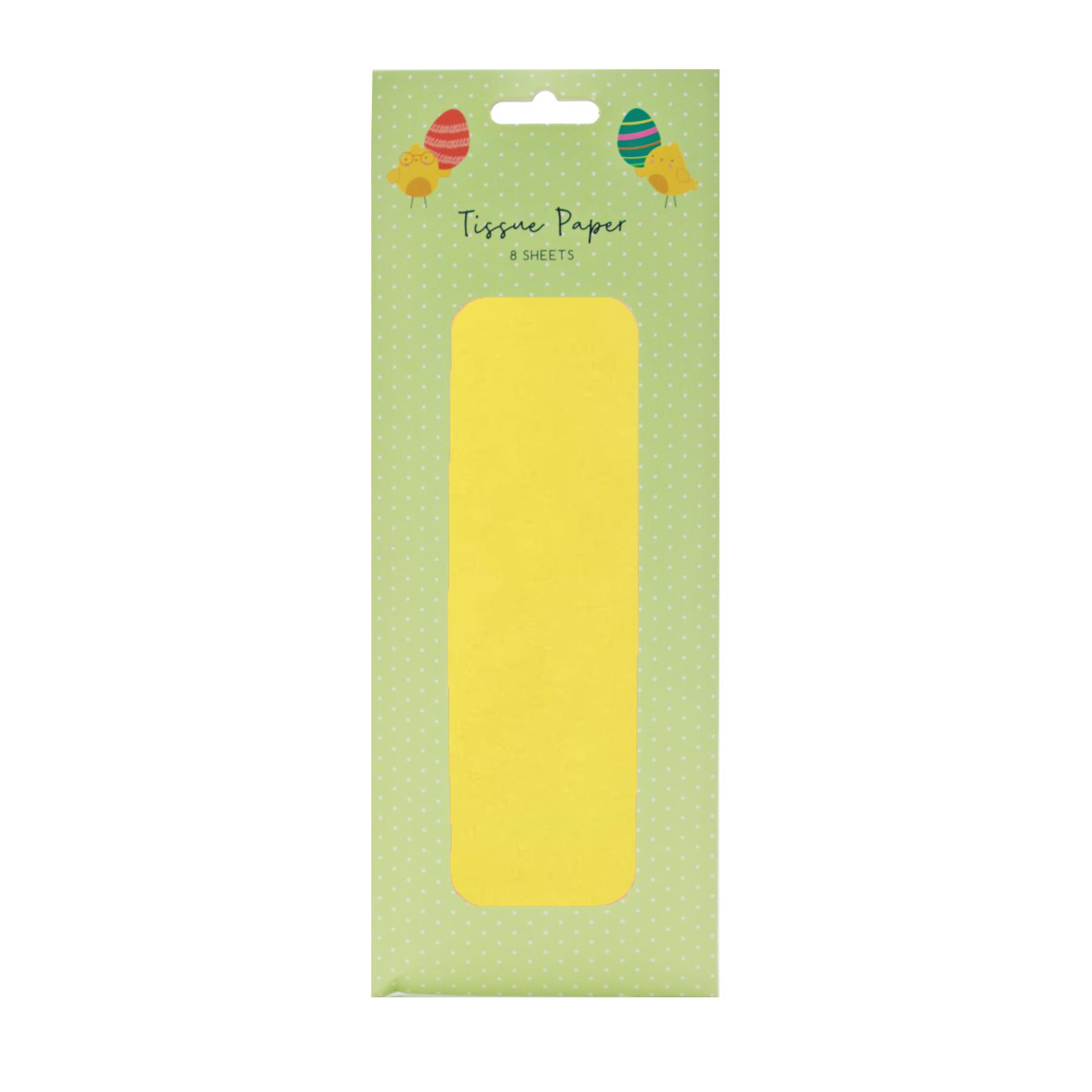 Tissue Paper Easter Themed 8 Sheets - Choose Colour - Picture 3 of 7