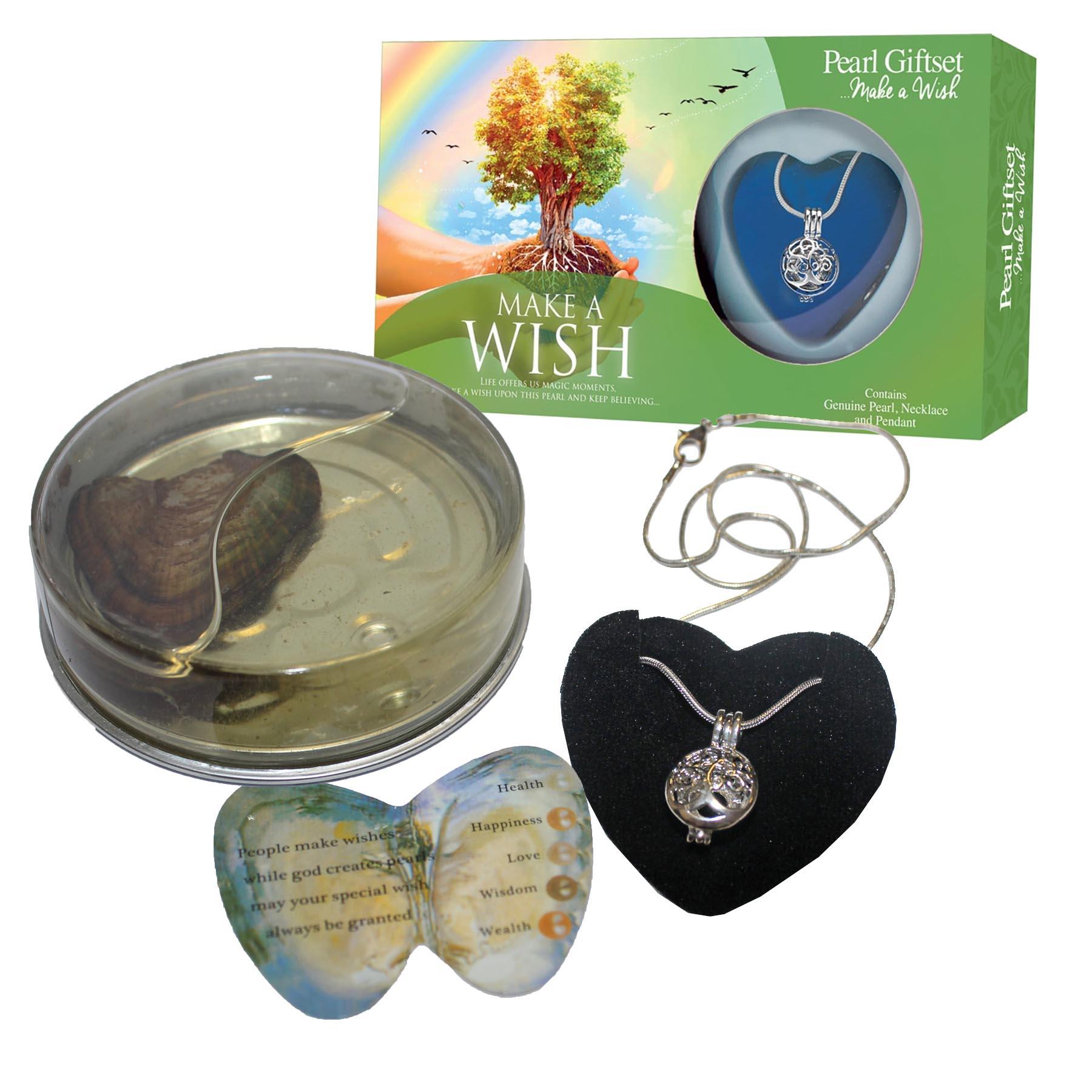 Wish Pearl and Pendant Necklace Gift Set - Choose Design - Picture 26 of 65