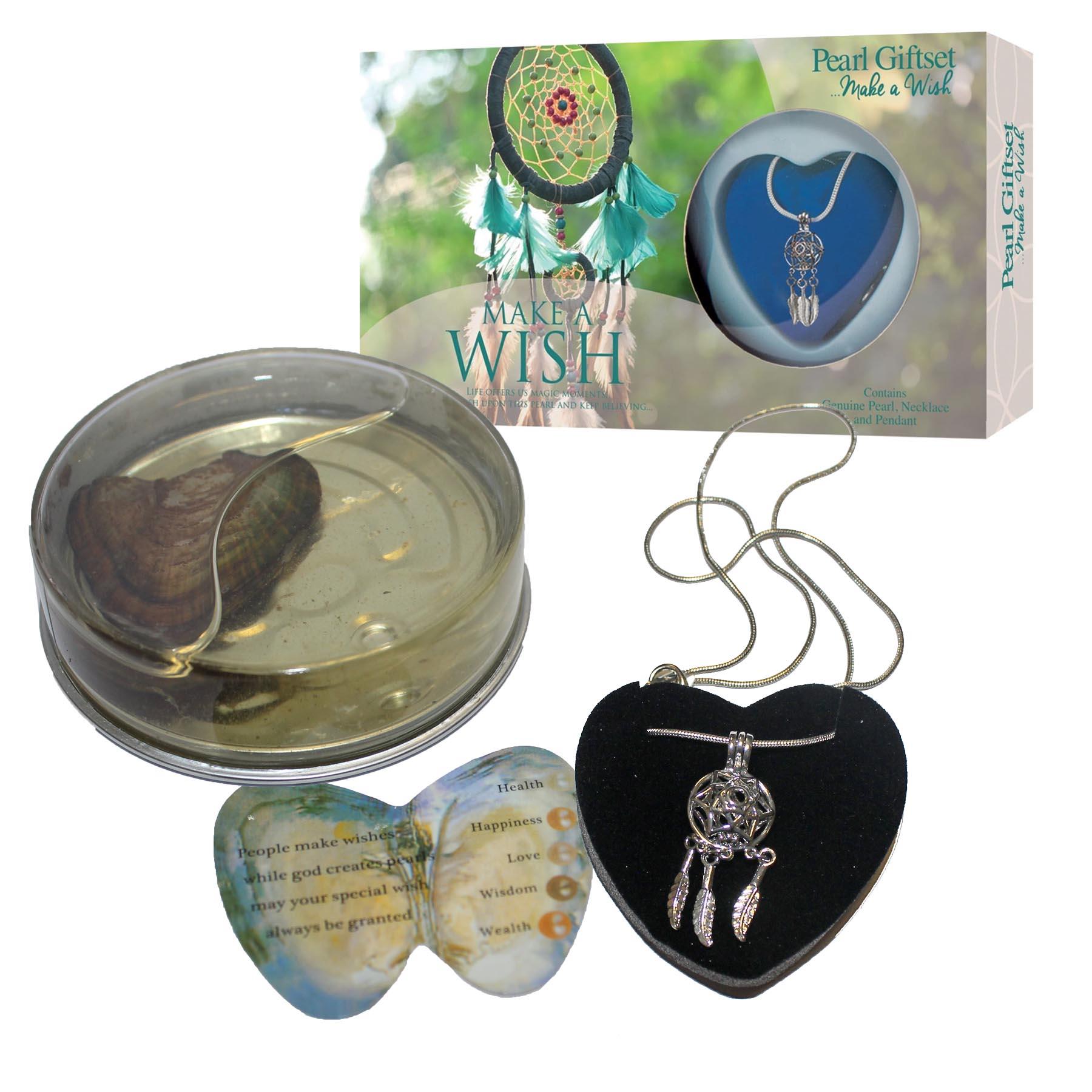 Wish Pearl and Pendant Necklace Gift Set - Choose Design - Picture 30 of 65