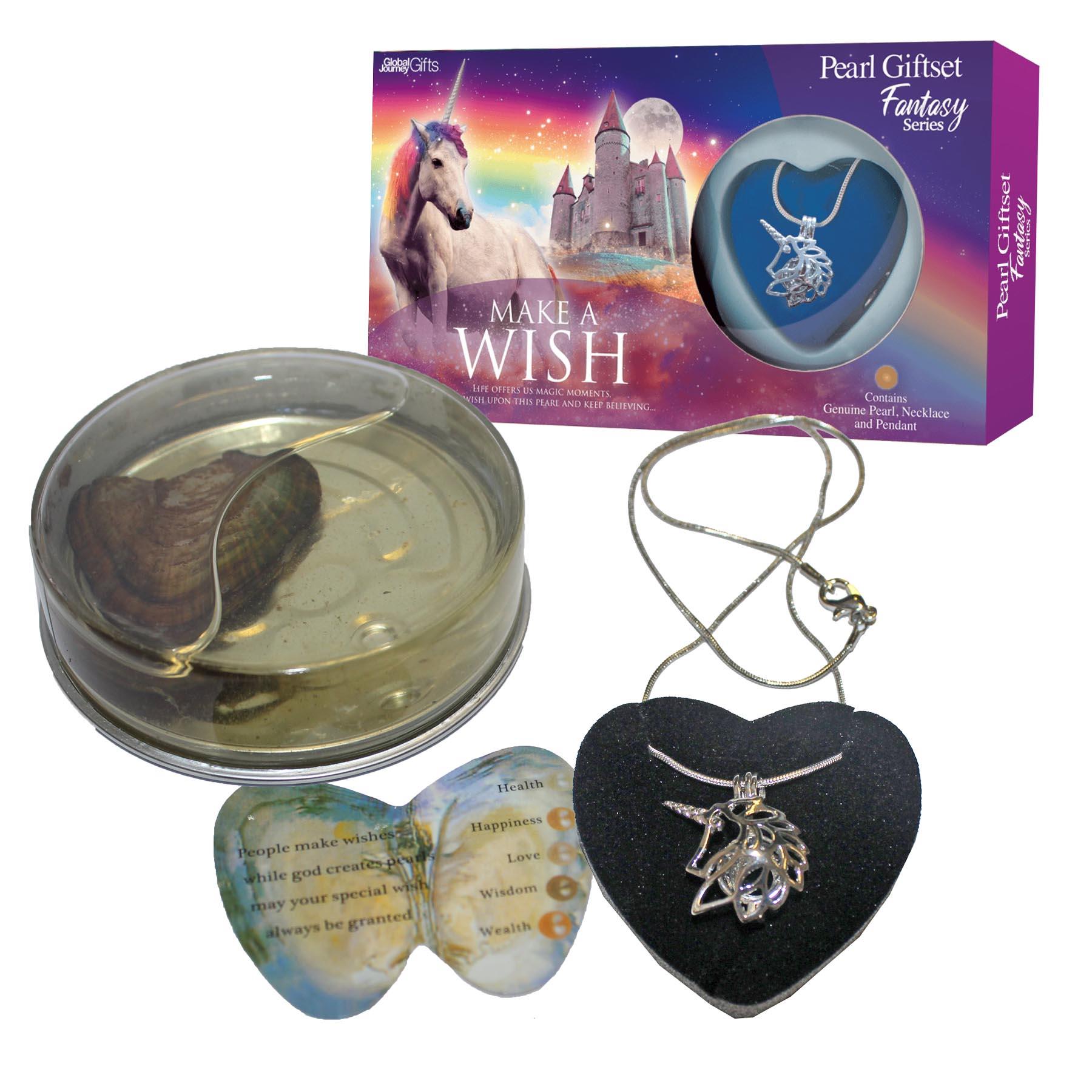 Wish Pearl and Pendant Necklace Gift Set - Choose Design - Picture 34 of 65