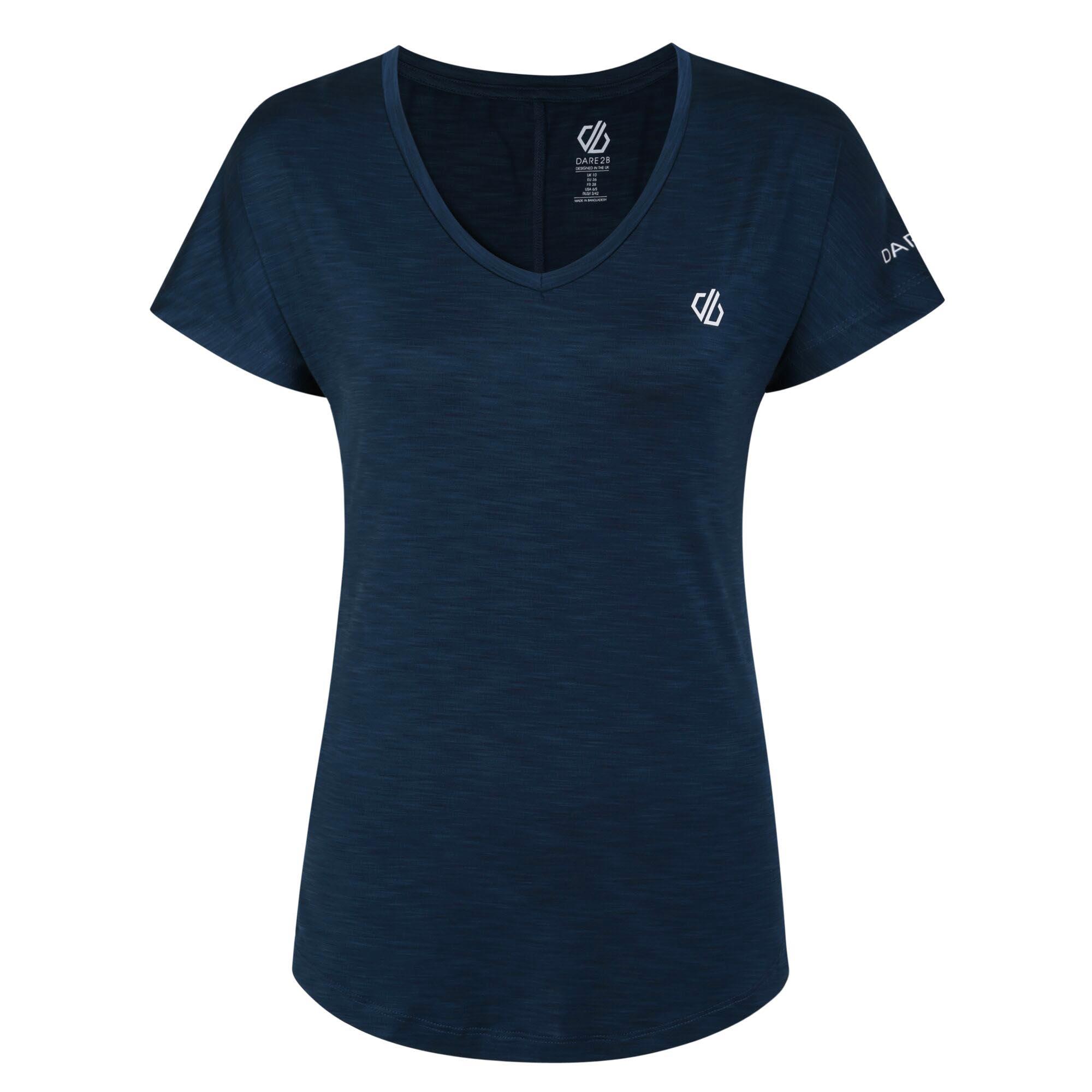 Dare2b Damen Vigilant Active T-Shirt leicht feuchtigkeitsableitend Gym Running Top - Bild 24 von 73