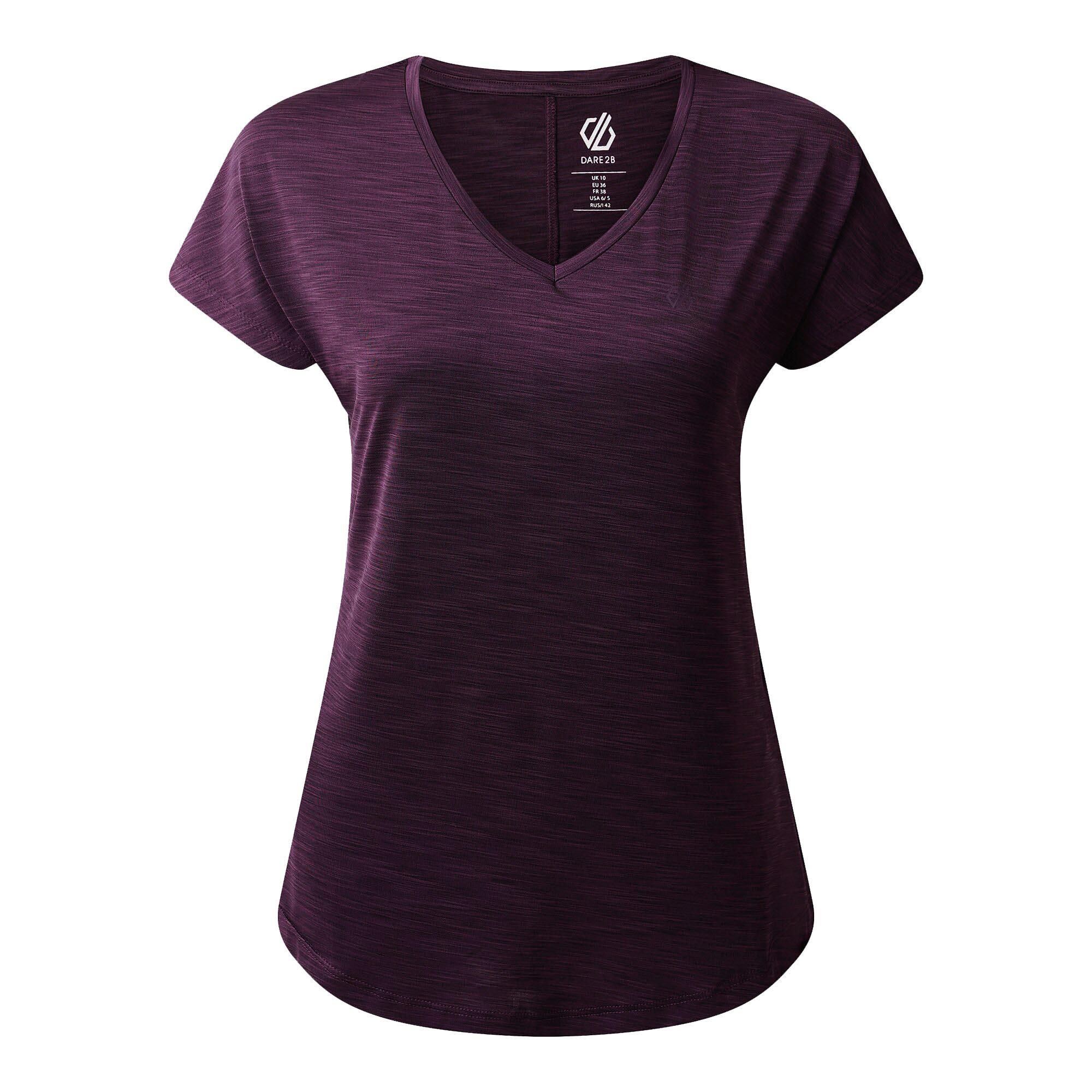 Dare2b Damen Vigilant Active T-Shirt leicht feuchtigkeitsableitend Gym Running Top - Bild 44 von 73