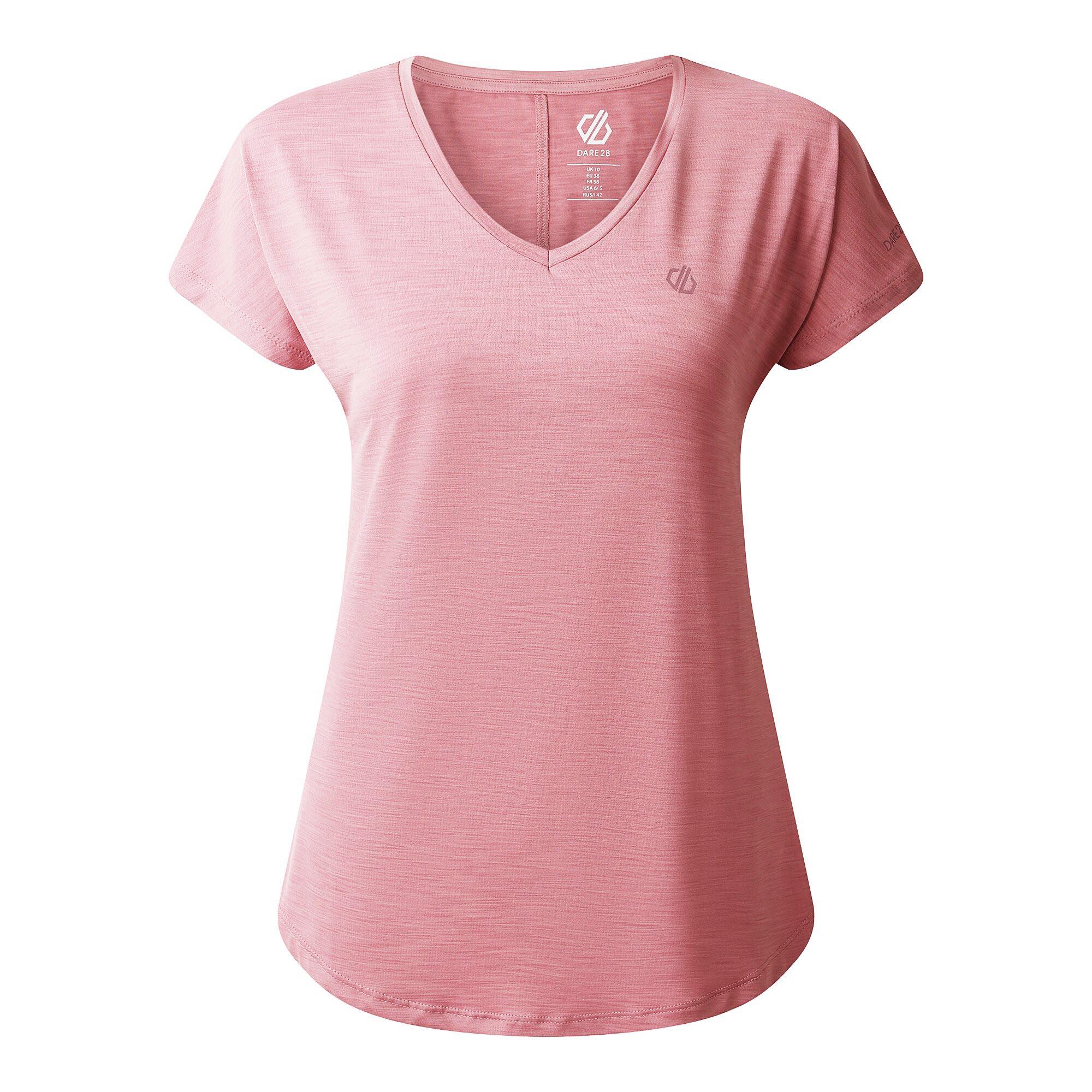 Dare2b Damen Vigilant Active T-Shirt leicht feuchtigkeitsableitend Gym Running Top - Bild 49 von 73