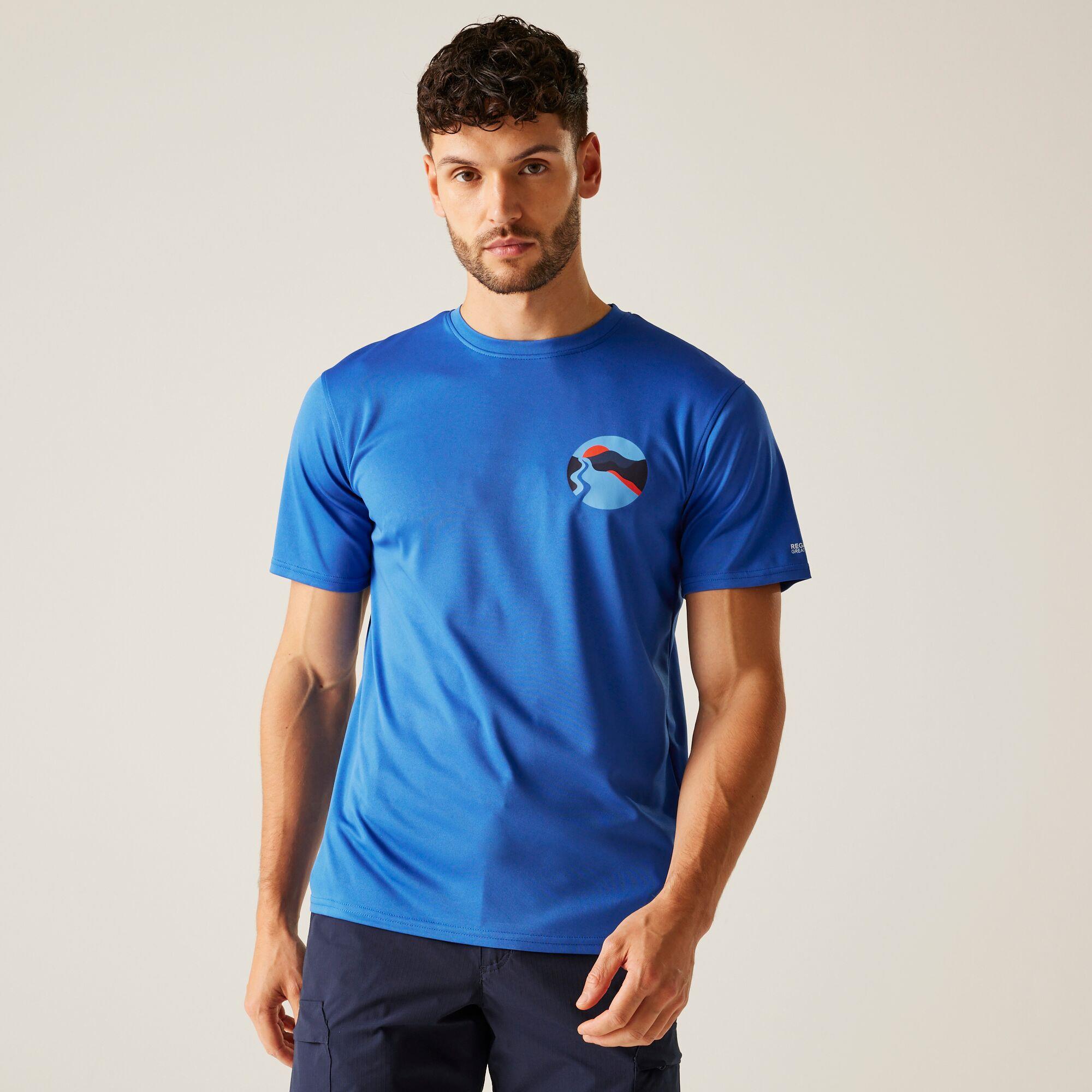 Regatta Mens Fingal IX T-Shirt Wicking Quick Dry Recycled Fabric - Picture 2 of 89