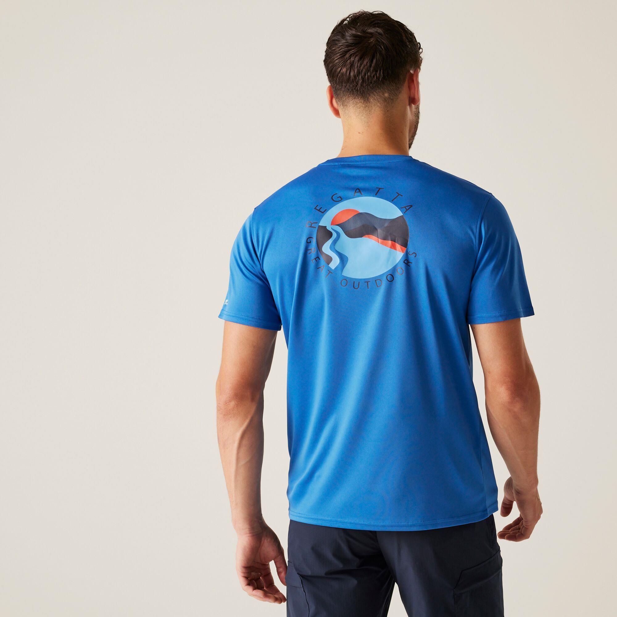 Regatta Mens Fingal IX T-Shirt Wicking Quick Dry Recycled Fabric - Picture 3 of 89