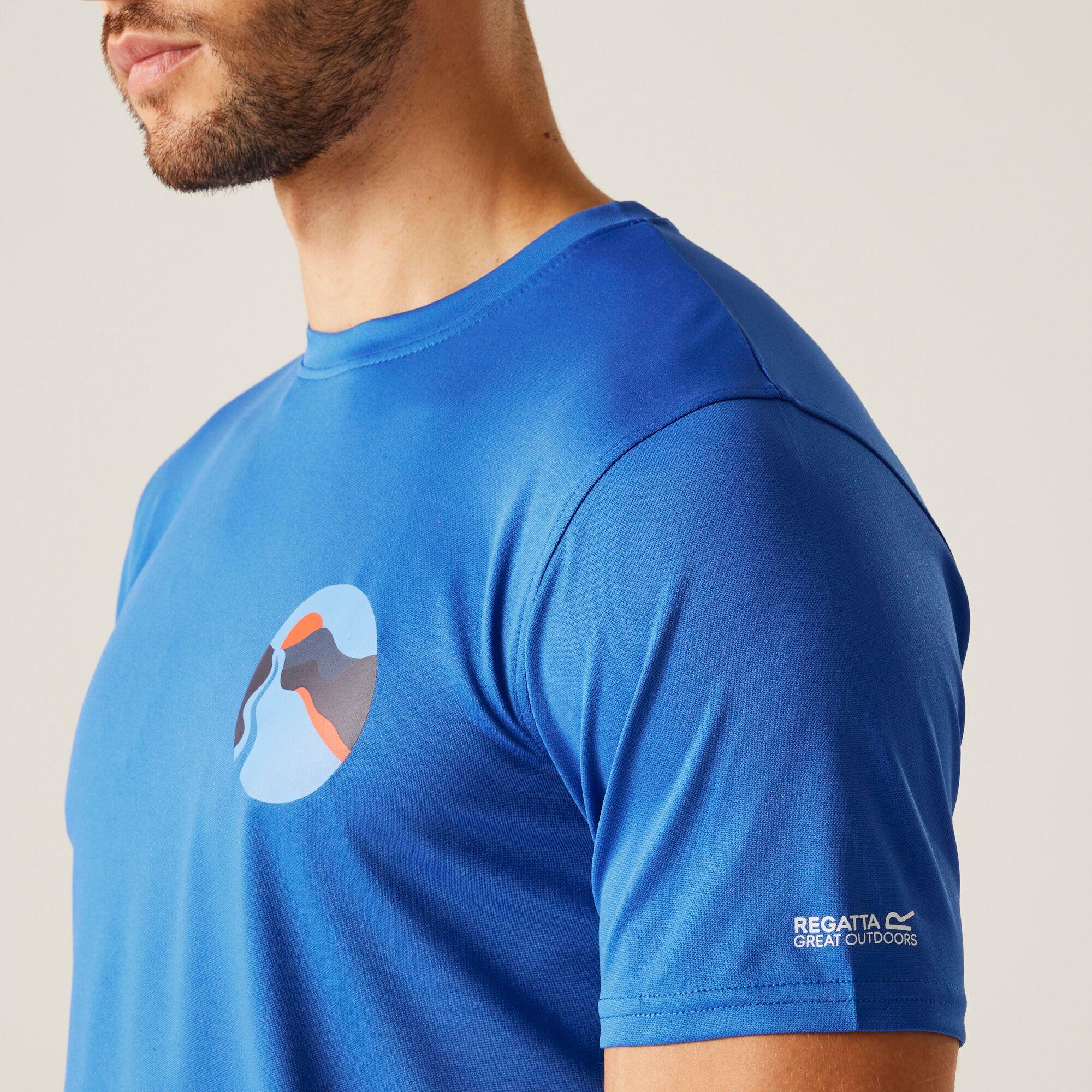 Regatta Mens Fingal IX T-Shirt Wicking Quick Dry Recycled Fabric - Picture 5 of 89