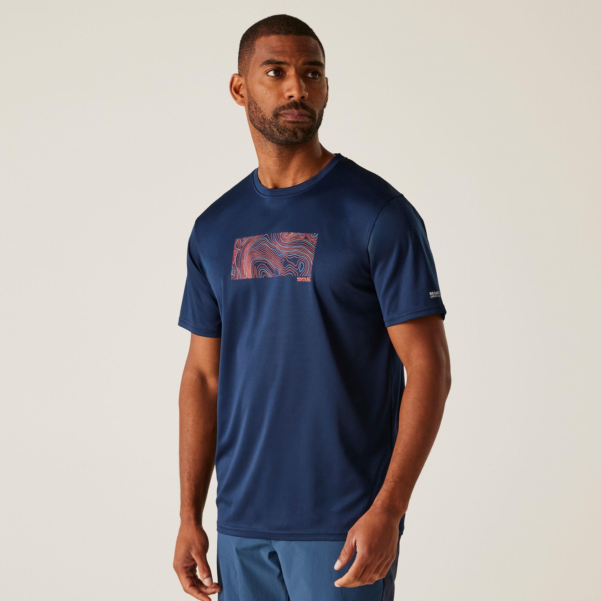 Regatta Mens Fingal IX T-Shirt Wicking Quick Dry Recycled Fabric - Picture 14 of 89