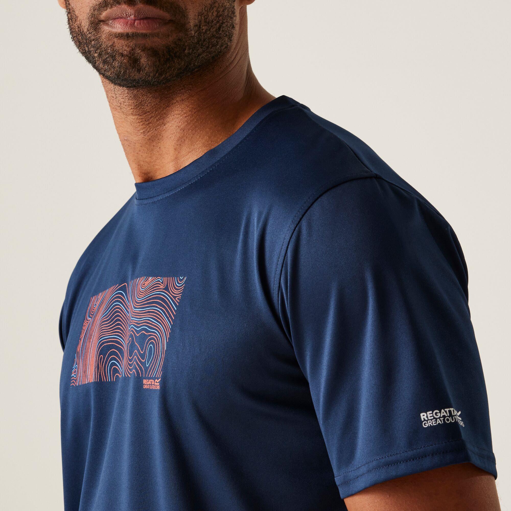 Regatta Mens Fingal IX T-Shirt Wicking Quick Dry Recycled Fabric - Picture 17 of 89