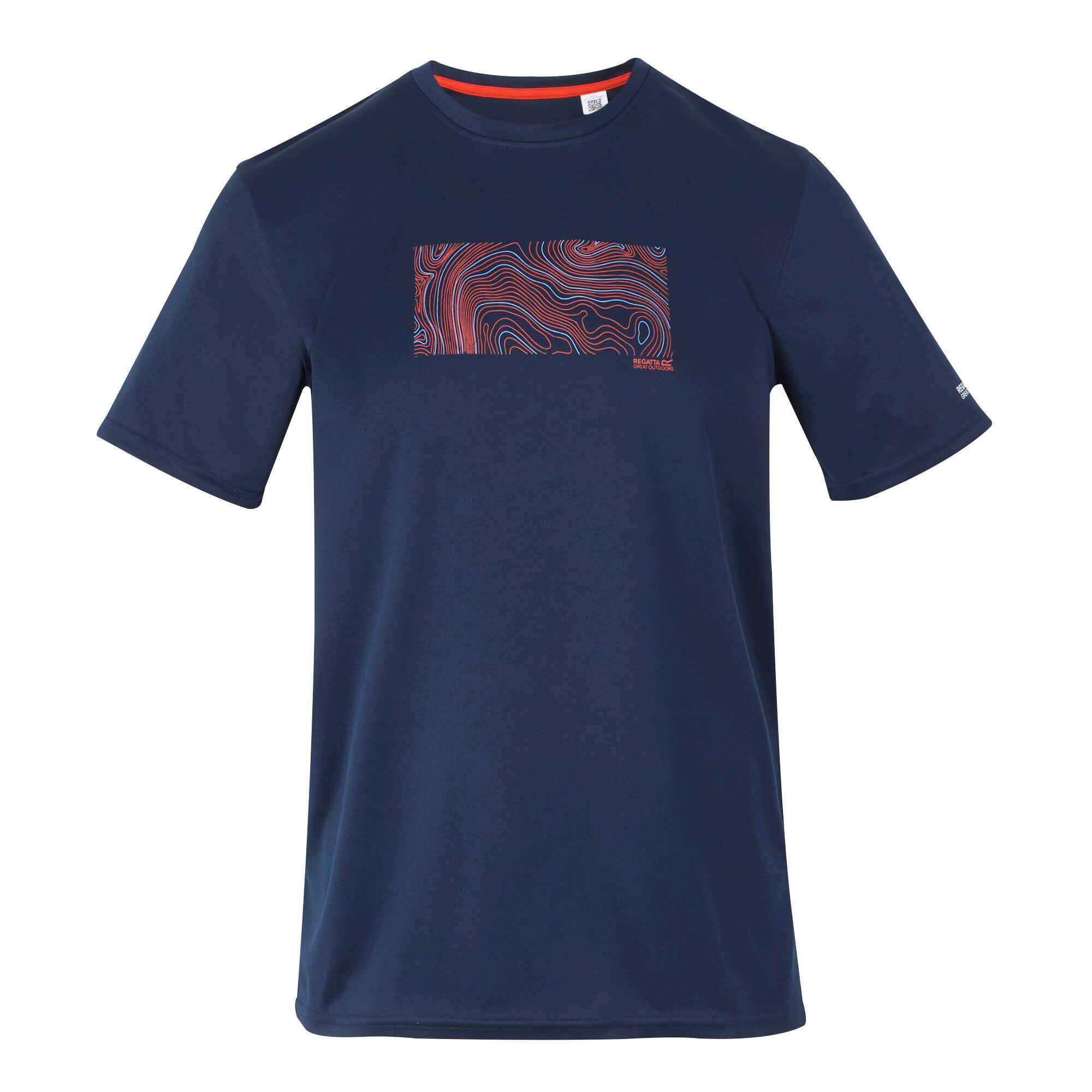 Regatta Mens Fingal IX T-Shirt Wicking Quick Dry Recycled Fabric - Picture 18 of 89