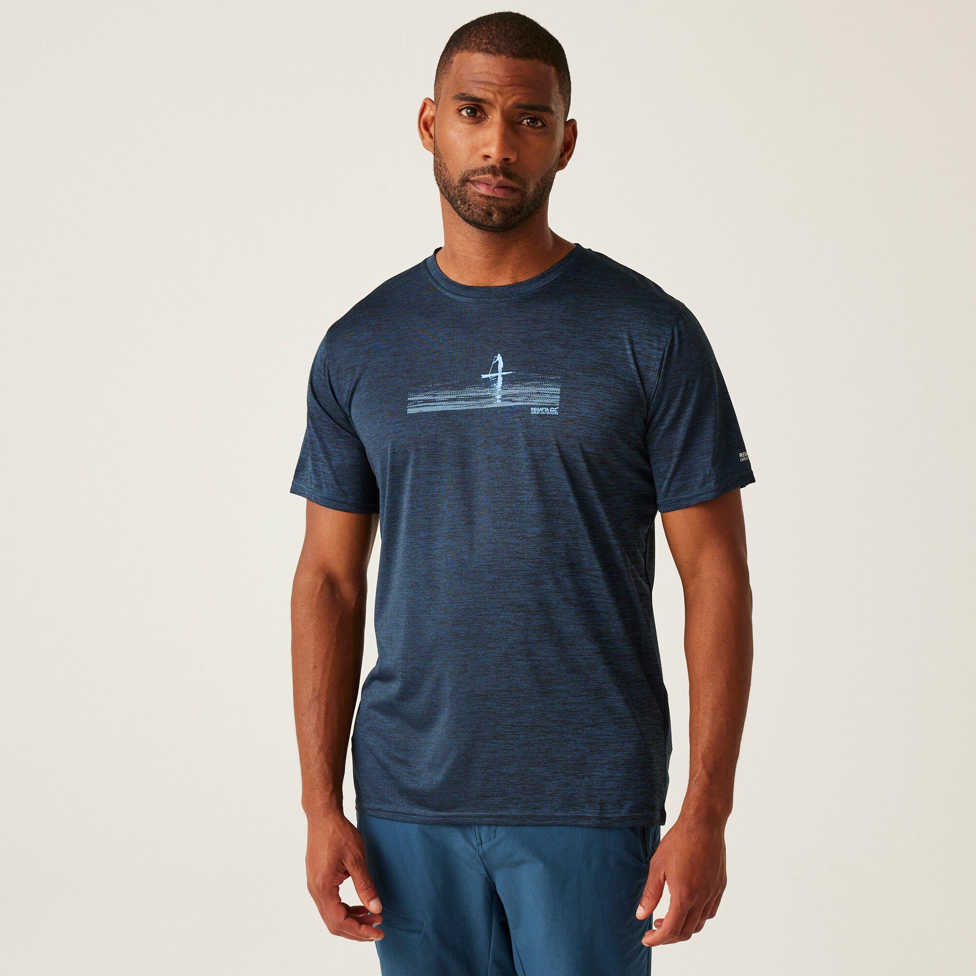 Regatta Mens Fingal IX T-Shirt Wicking Quick Dry Recycled Fabric - Picture 20 of 89