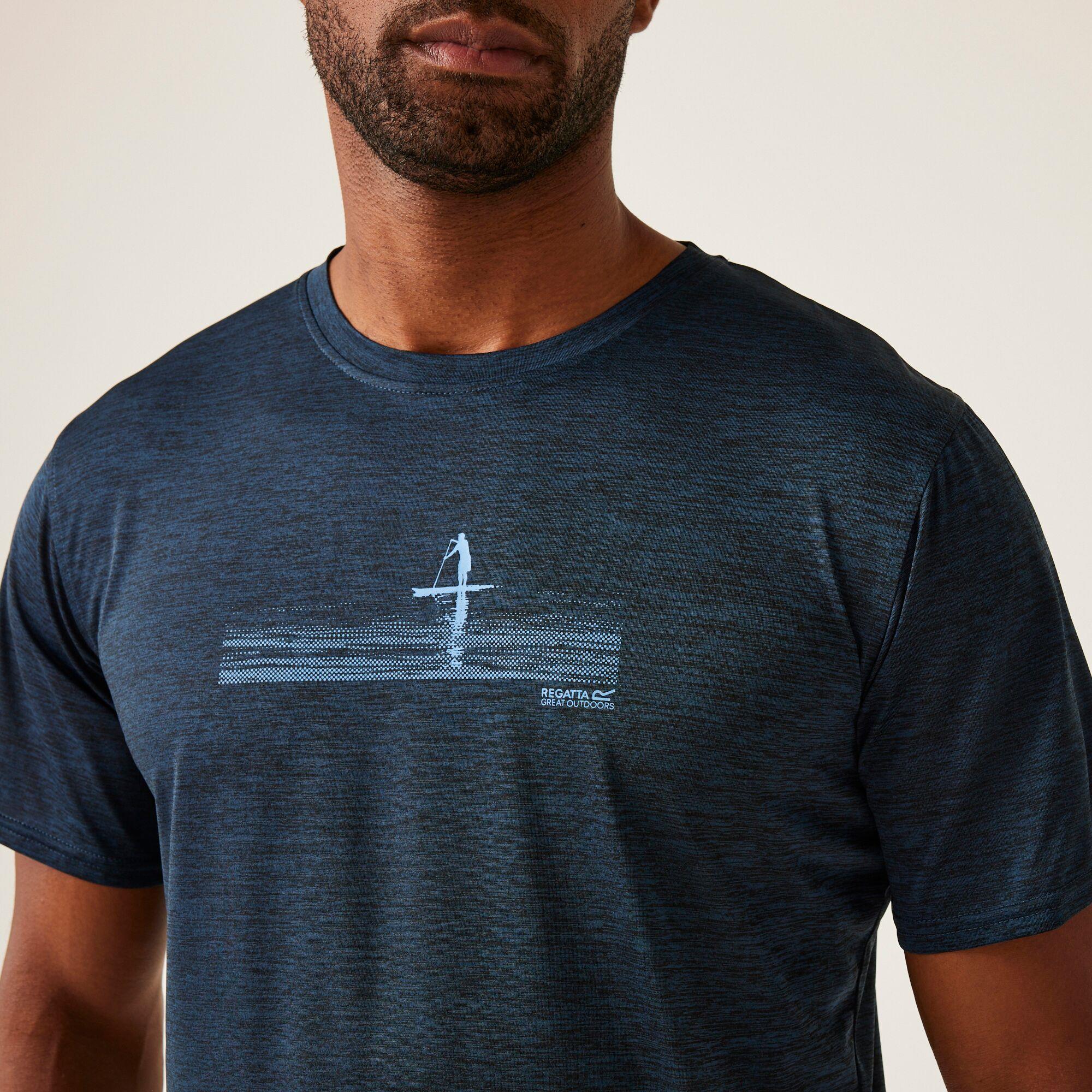 Regatta Mens Fingal IX T-Shirt Wicking Quick Dry Recycled Fabric - Picture 23 of 89