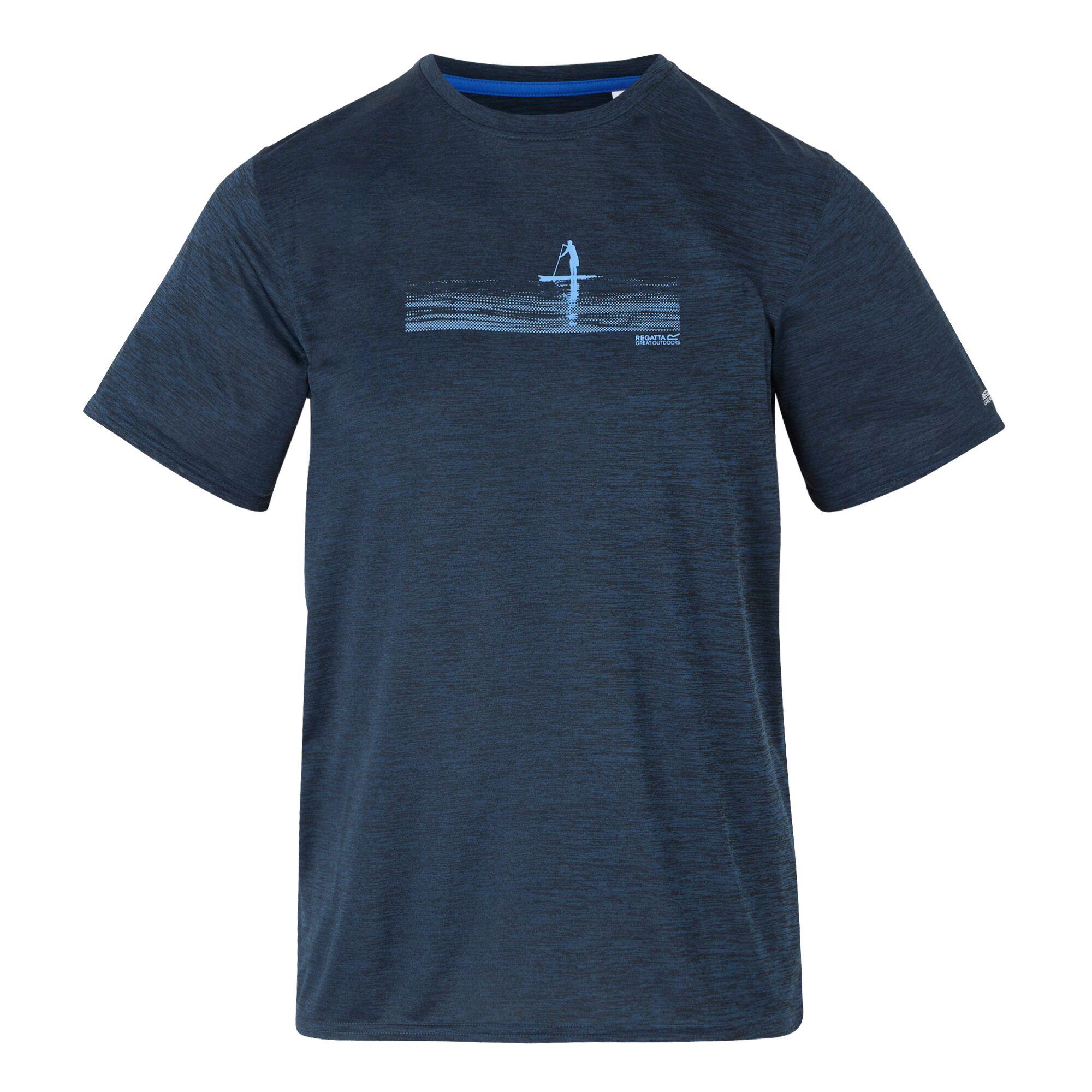 Regatta Mens Fingal IX T-Shirt Wicking Quick Dry Recycled Fabric - Picture 24 of 89