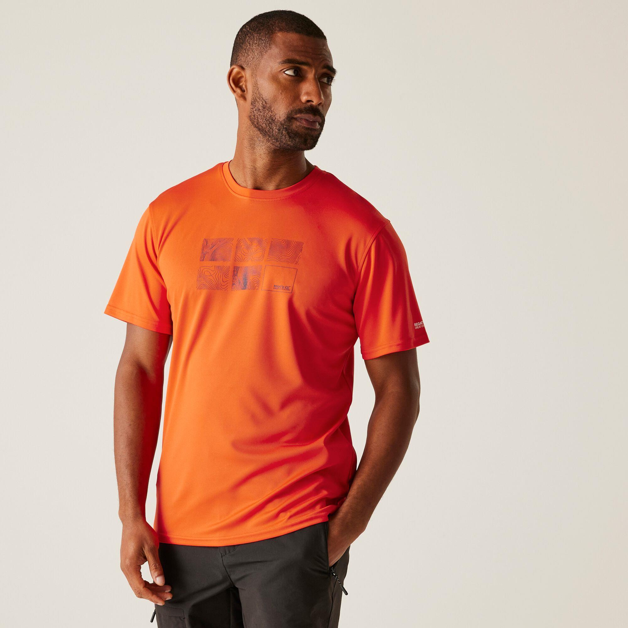 Regatta Mens Fingal IX T-Shirt Wicking Quick Dry Recycled Fabric - Picture 36 of 89
