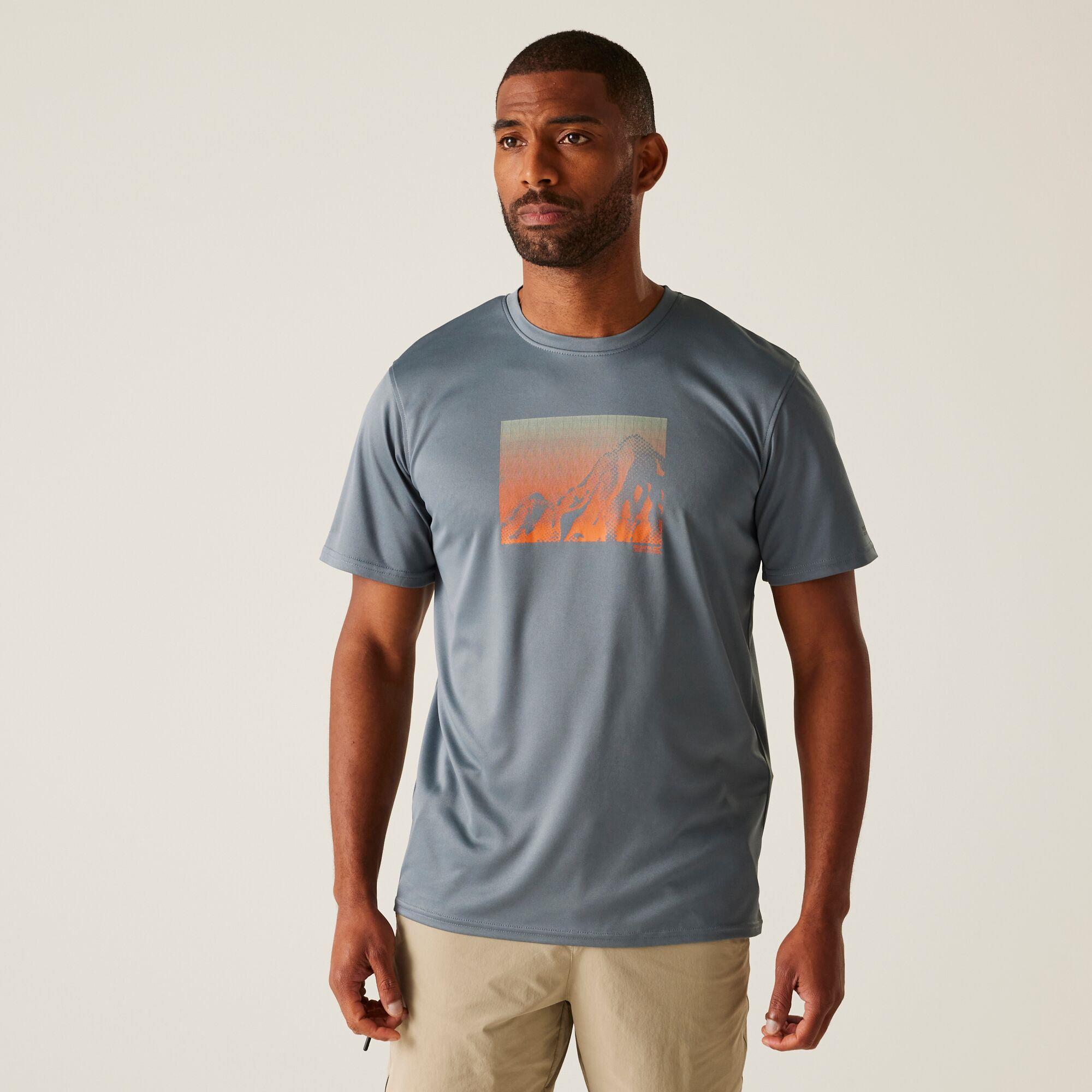 Regatta Mens Fingal IX T-Shirt Wicking Quick Dry Recycled Fabric - Picture 42 of 89