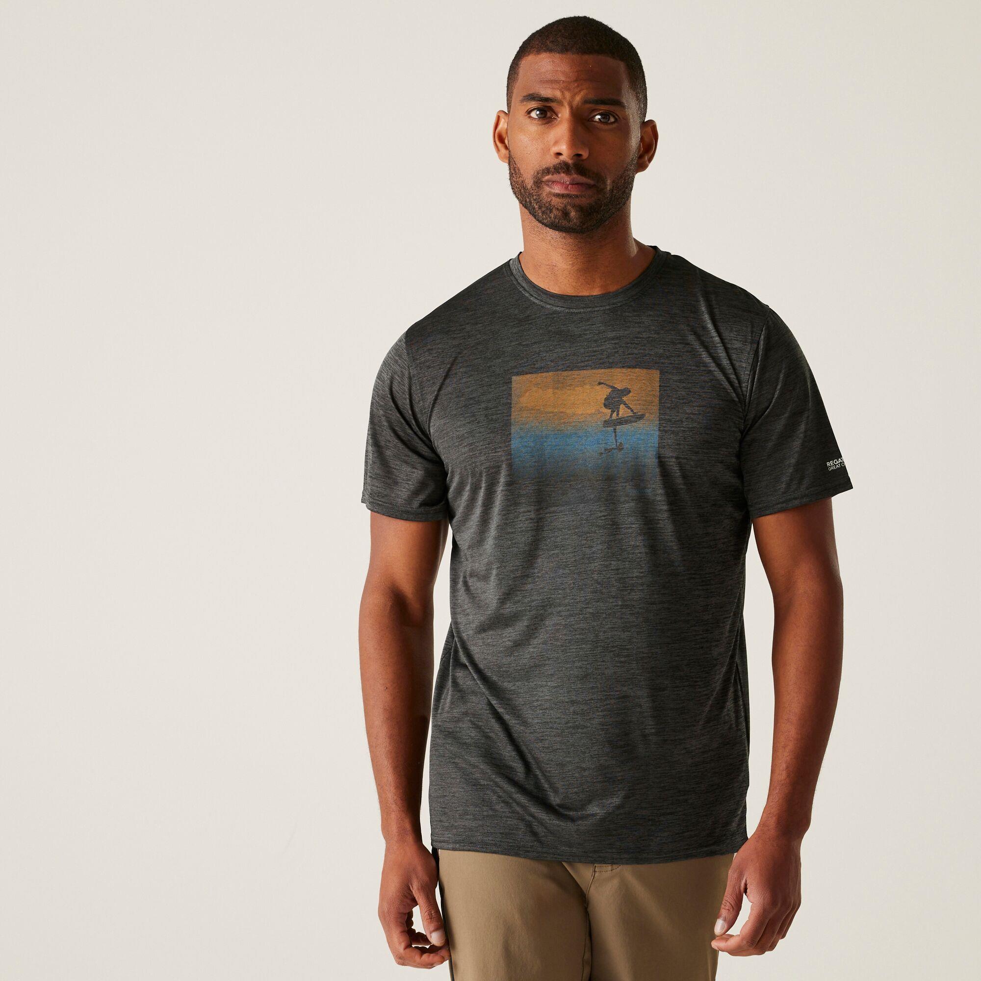 Regatta Mens Fingal IX T-Shirt Wicking Quick Dry Recycled Fabric - Picture 60 of 89