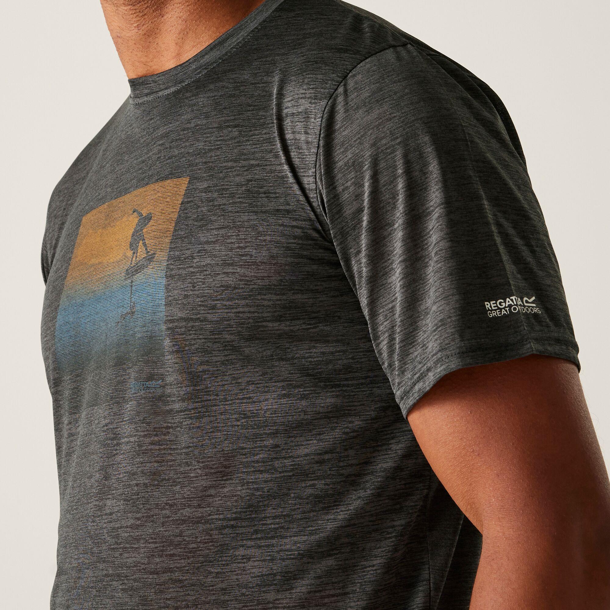 Regatta Mens Fingal IX T-Shirt Wicking Quick Dry Recycled Fabric - Picture 63 of 89
