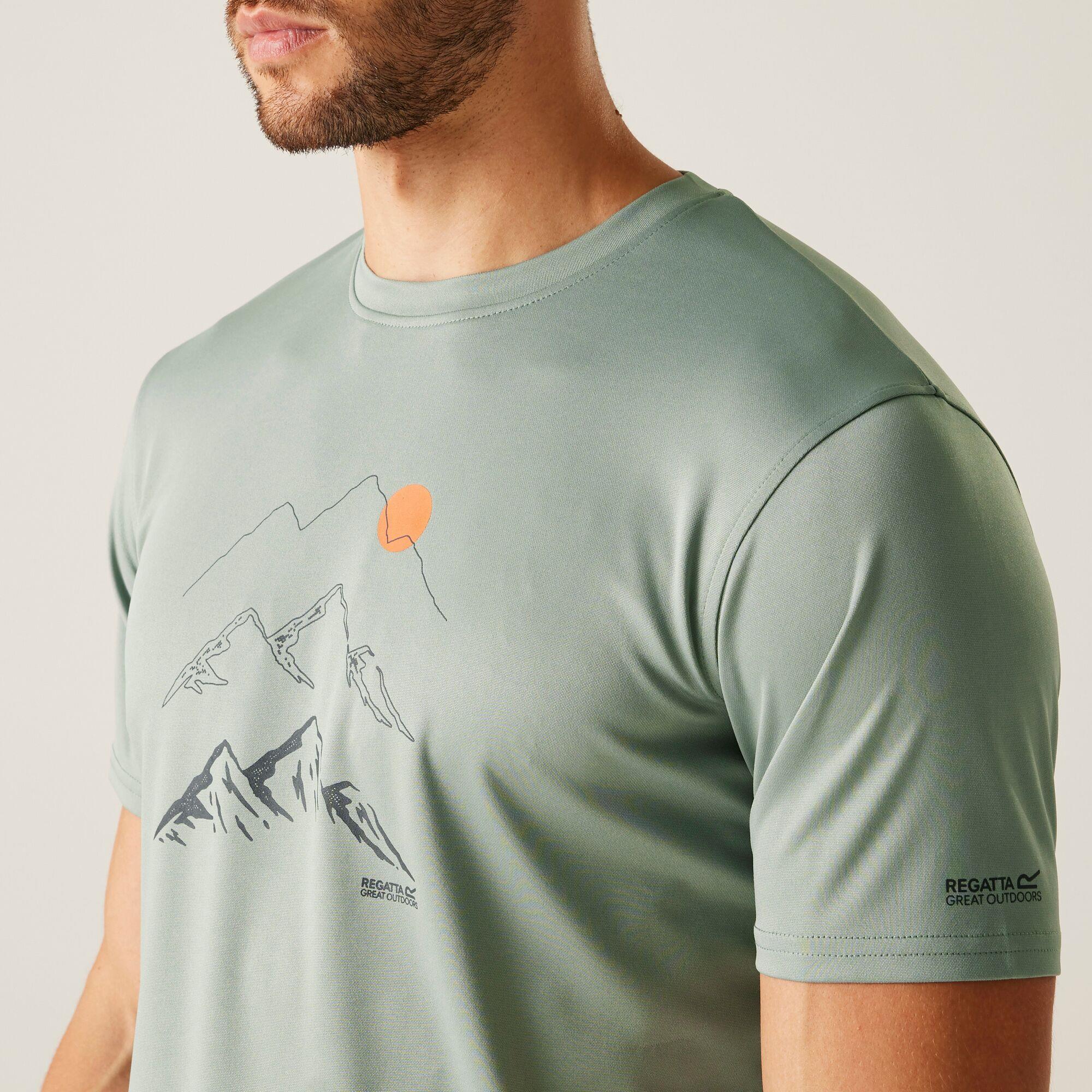 Regatta Mens Fingal IX T-Shirt Wicking Quick Dry Recycled Fabric - Picture 69 of 89