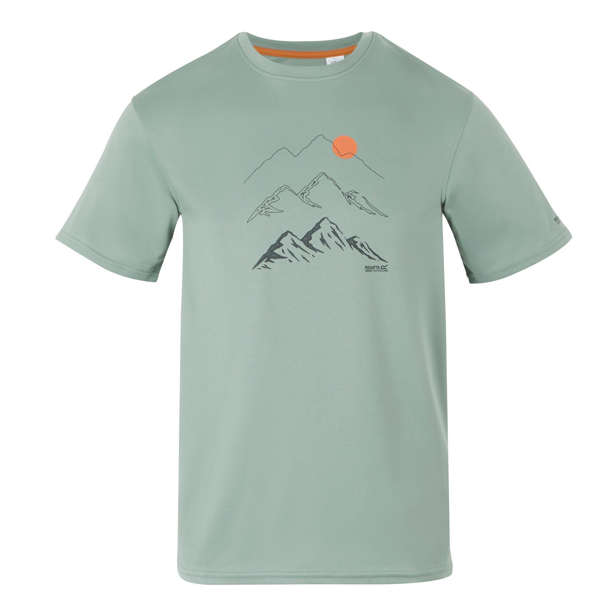 Regatta Mens Fingal IX T-Shirt Wicking Quick Dry Recycled Fabric - Picture 70 of 89