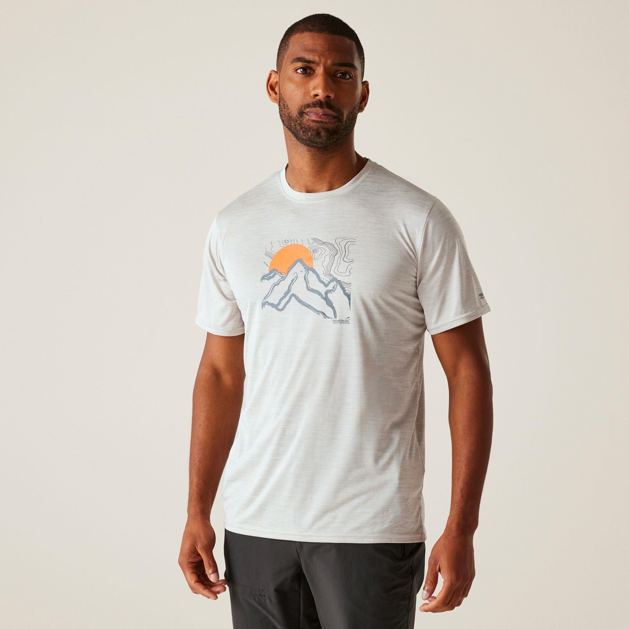 Regatta Mens Fingal IX T-Shirt Wicking Quick Dry Recycled Fabric - Picture 72 of 89