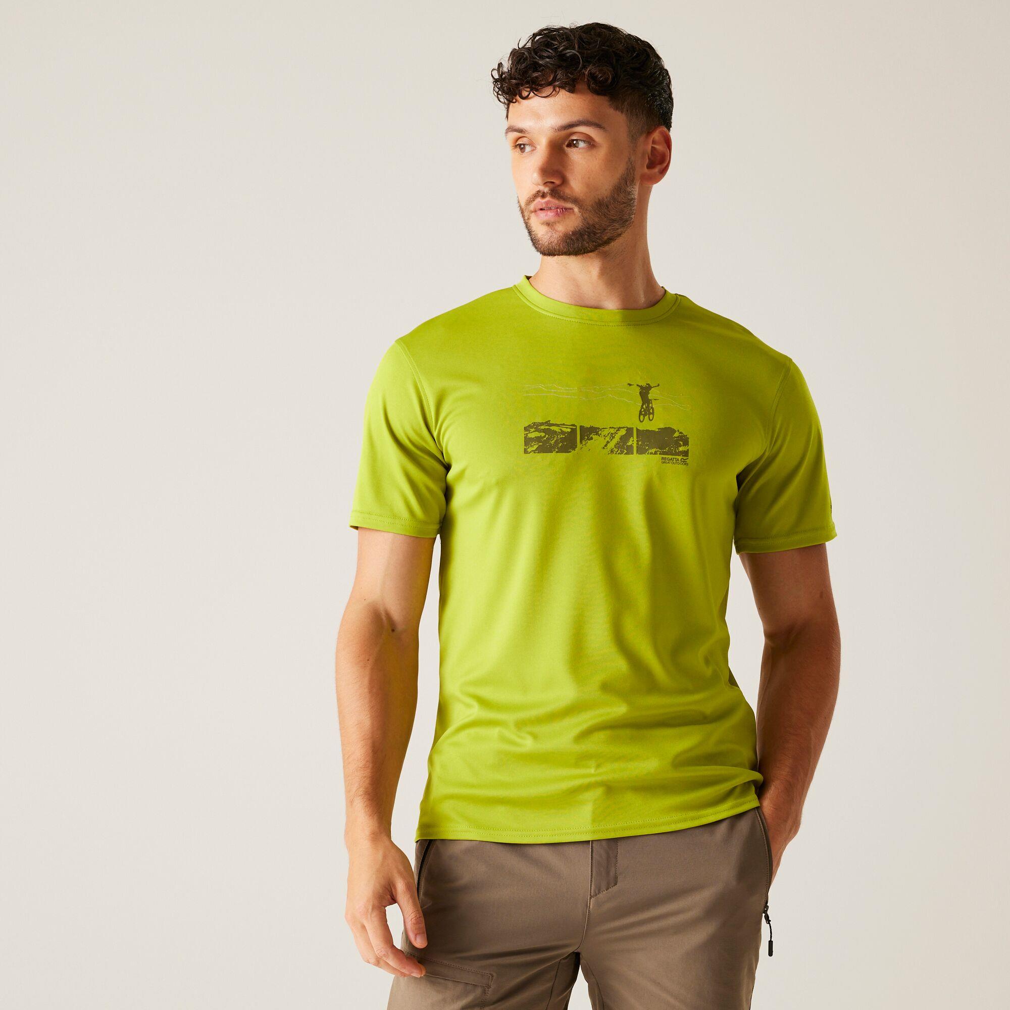 Regatta Mens Fingal IX T-Shirt Wicking Quick Dry Recycled Fabric - Picture 78 of 89