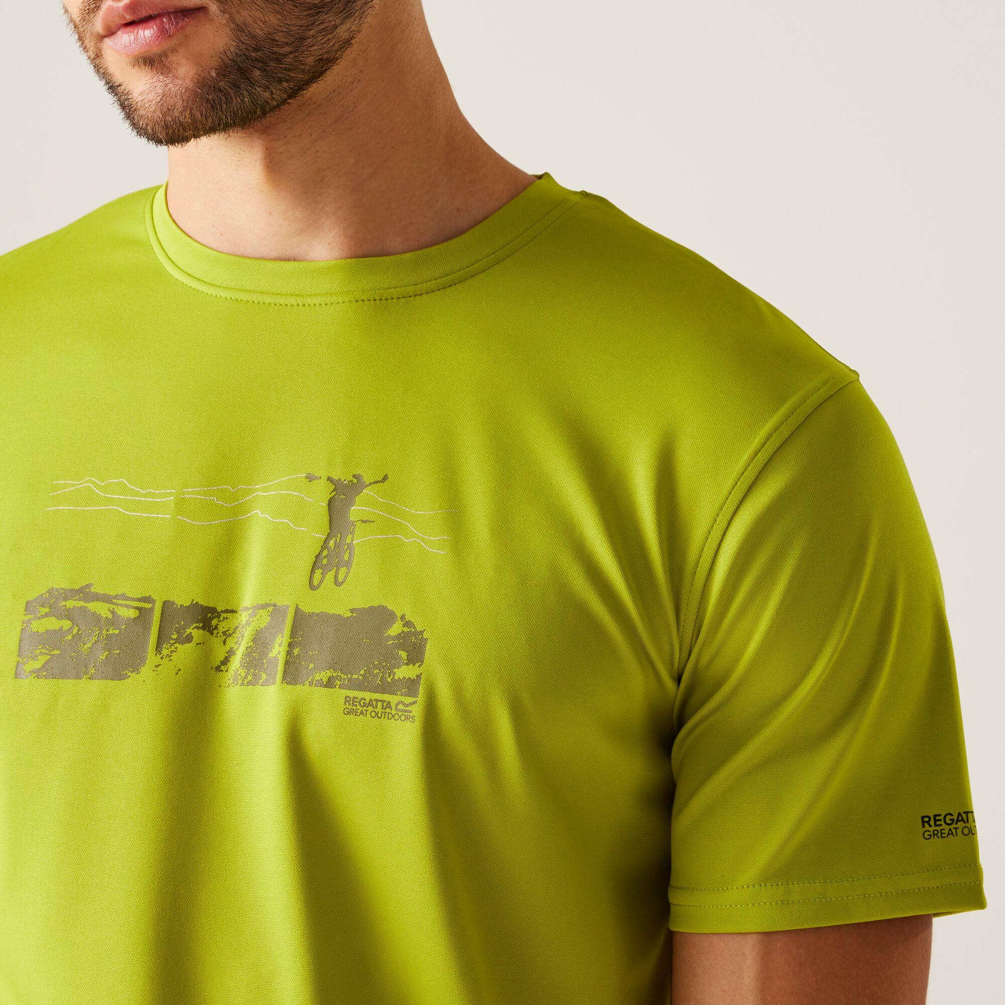 Regatta Mens Fingal IX T-Shirt Wicking Quick Dry Recycled Fabric - Picture 81 of 89