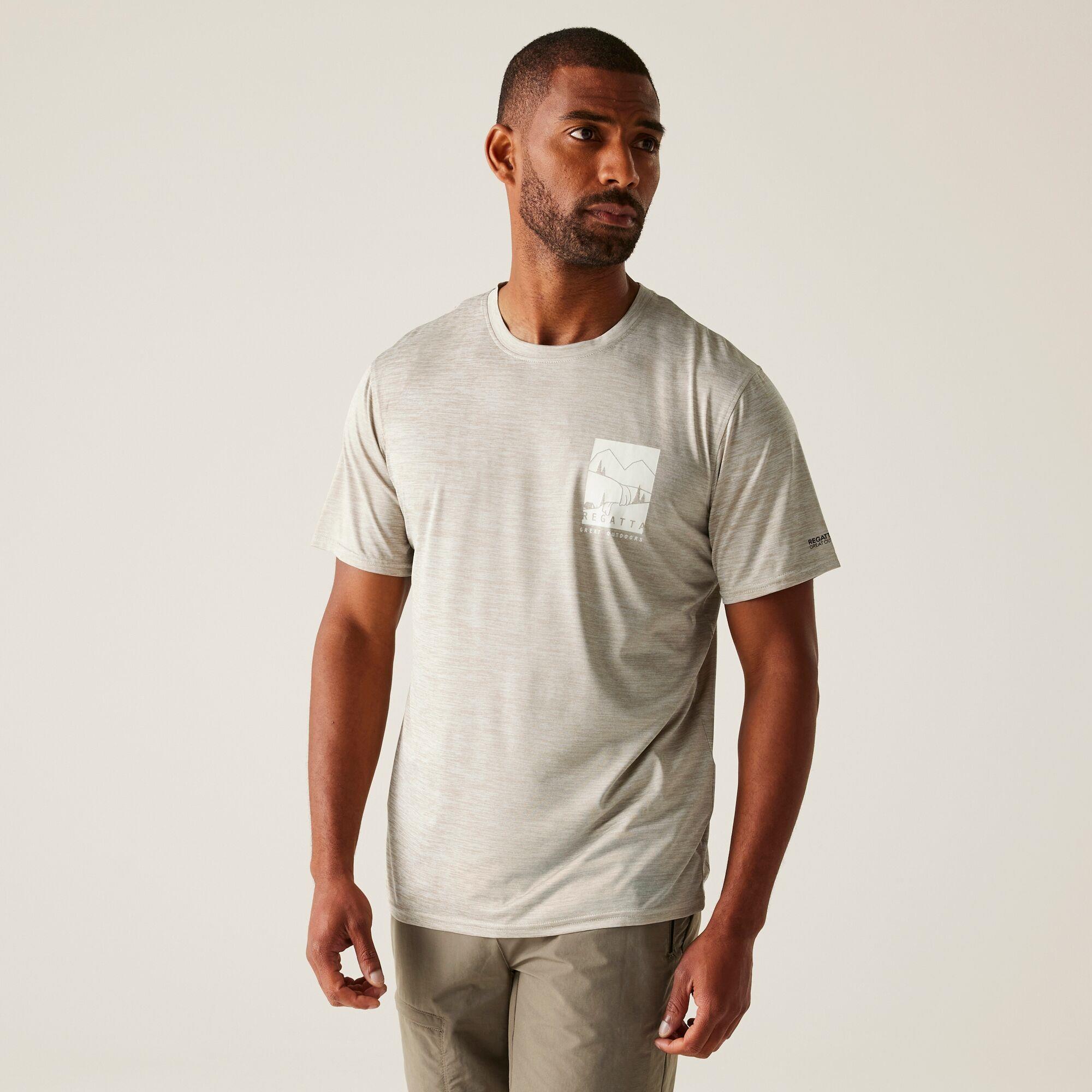 Regatta Mens Fingal IX T-Shirt Wicking Quick Dry Recycled Fabric - Picture 84 of 89
