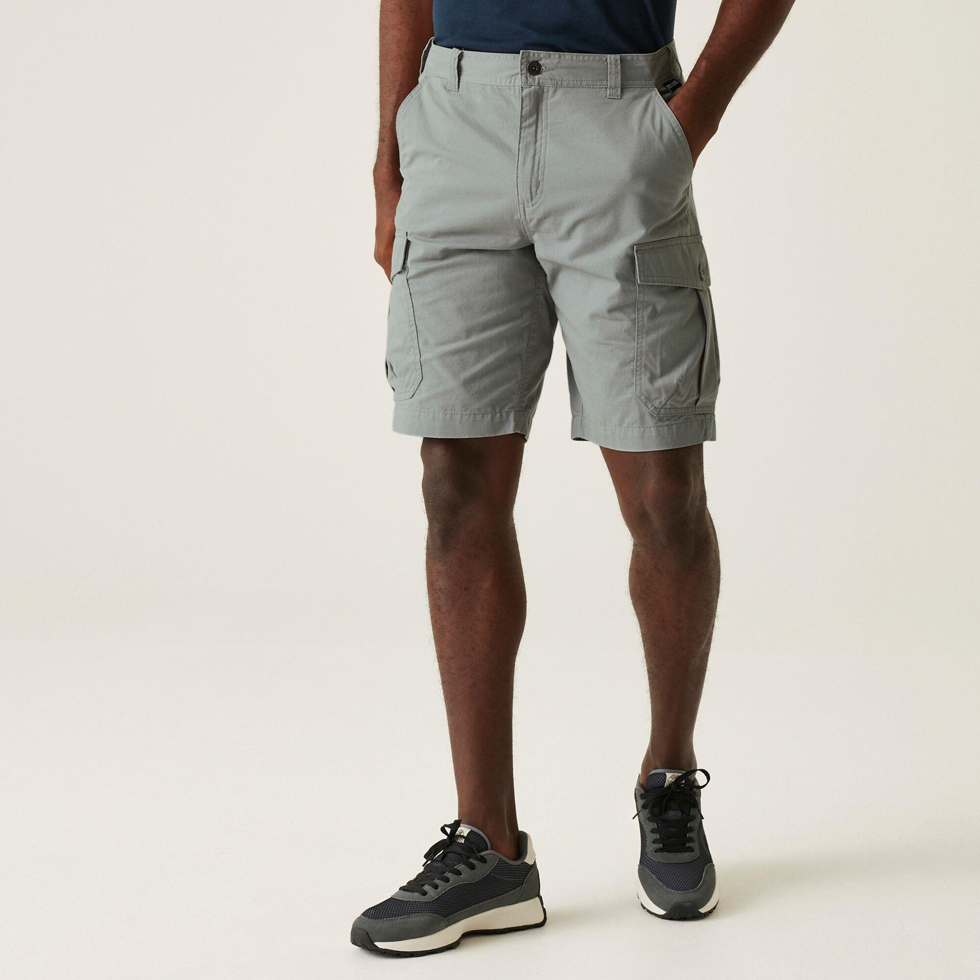 Regatta Herren Ruwan Shorts Baumwolle Cargo Style mehrere Taschen - Bild 2 von 27