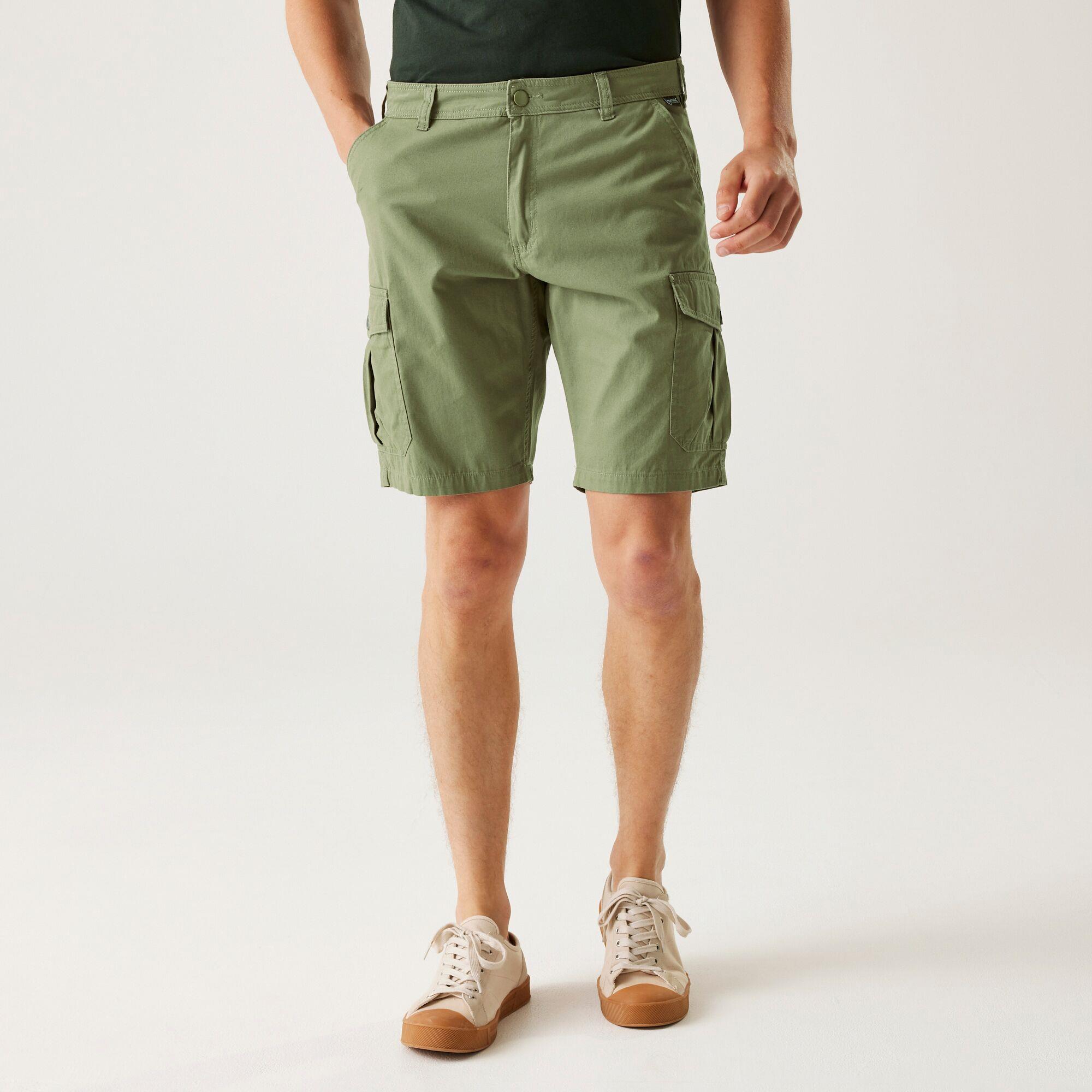 Regatta Herren Ruwan Shorts Baumwolle Cargo Style mehrere Taschen - Bild 6 von 27