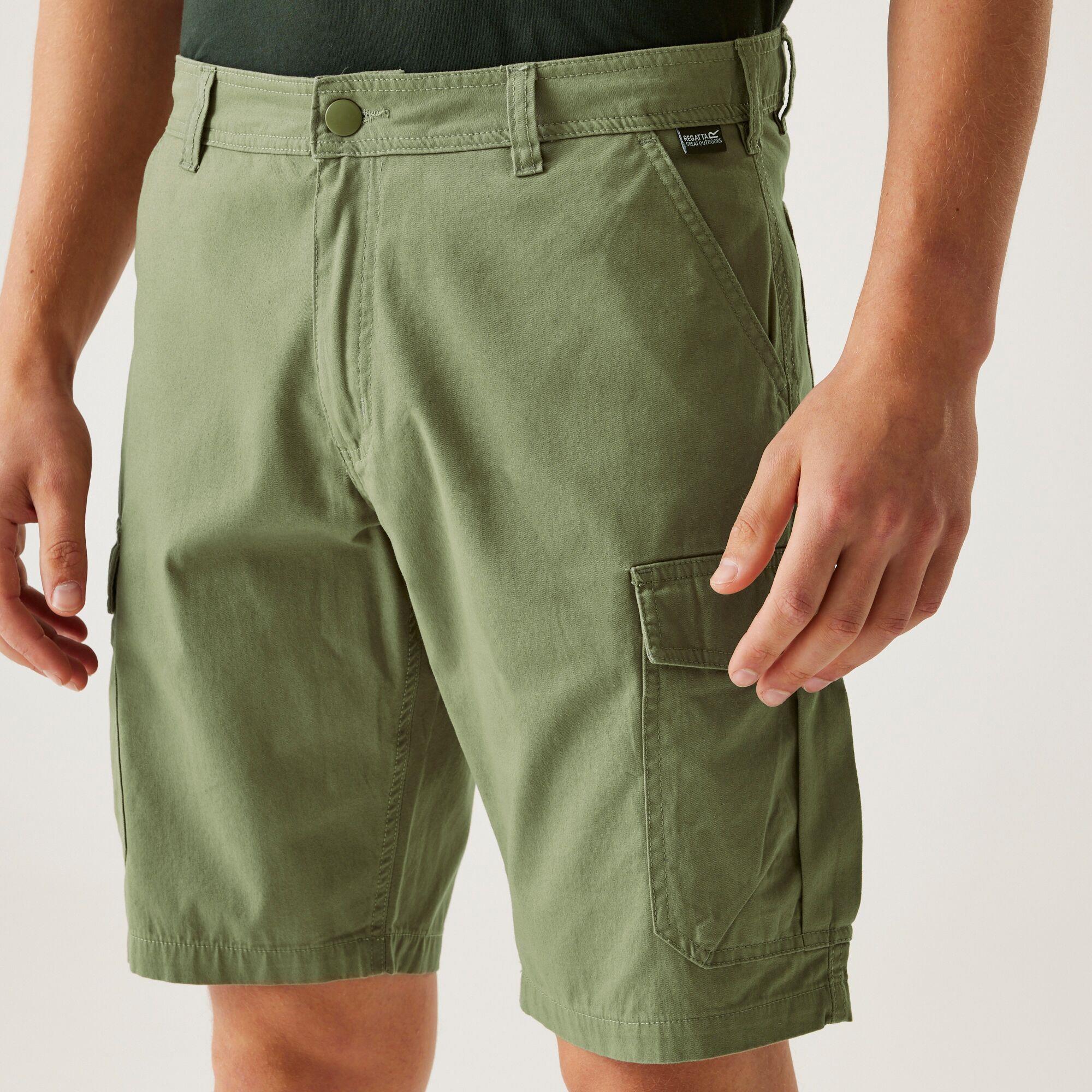 Regatta Herren Ruwan Shorts Baumwolle Cargo Style mehrere Taschen - Bild 9 von 27
