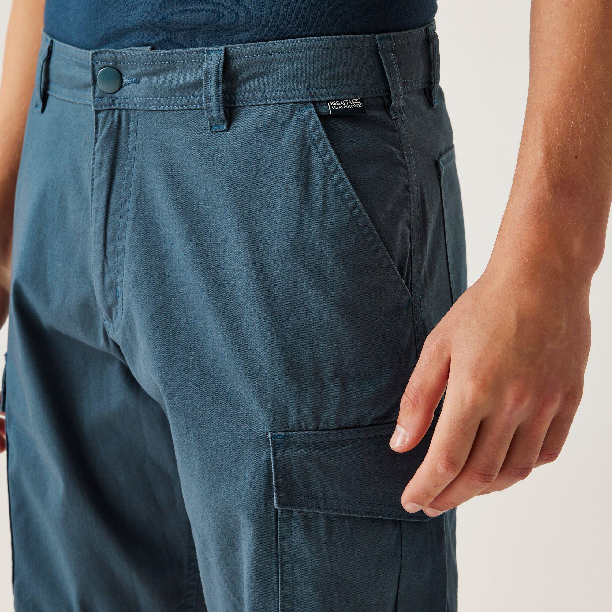 Regatta Herren Ruwan Shorts Baumwolle Cargo Style mehrere Taschen - Bild 19 von 27