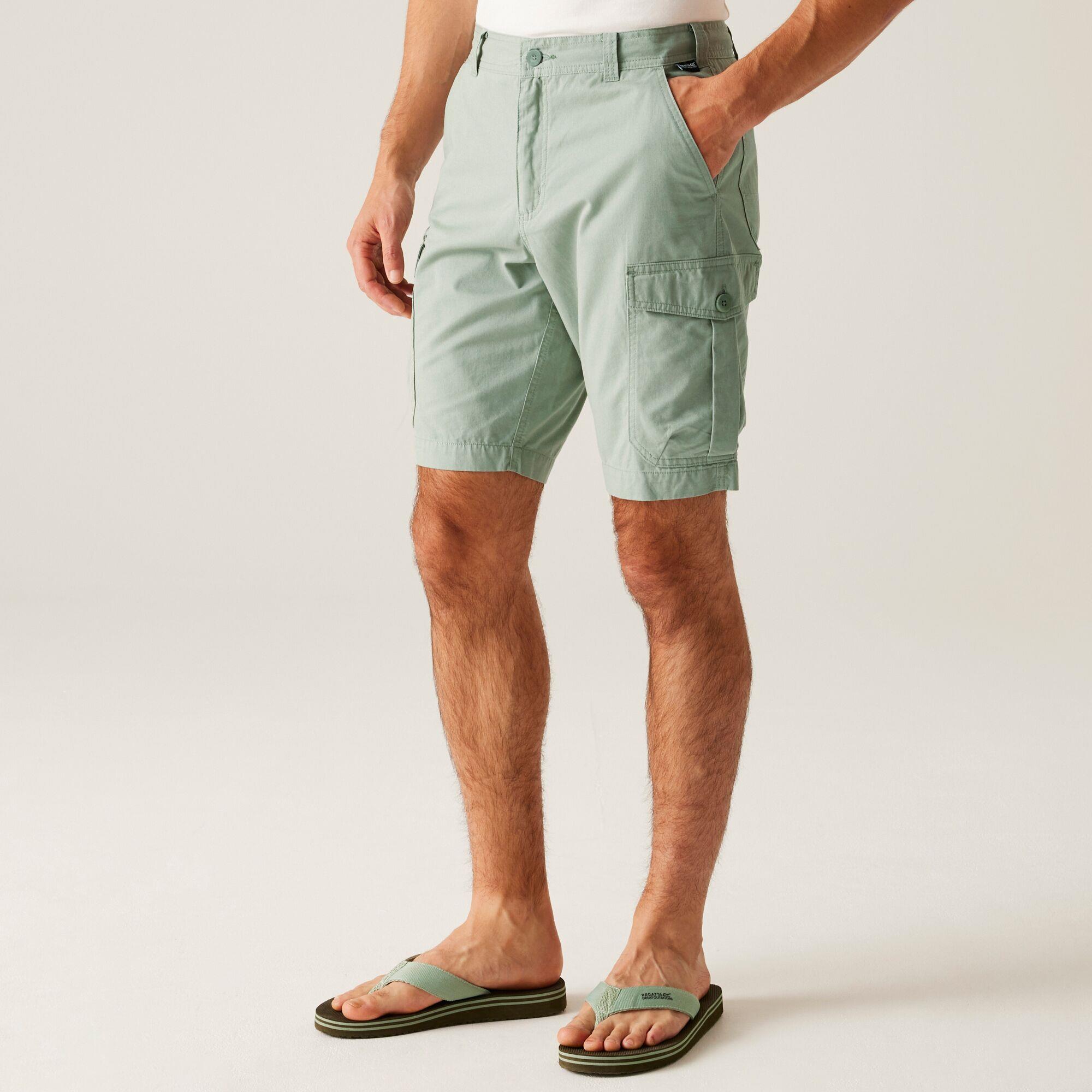 Regatta Herren Ruwan Shorts Baumwolle Cargo Style mehrere Taschen - Bild 22 von 27