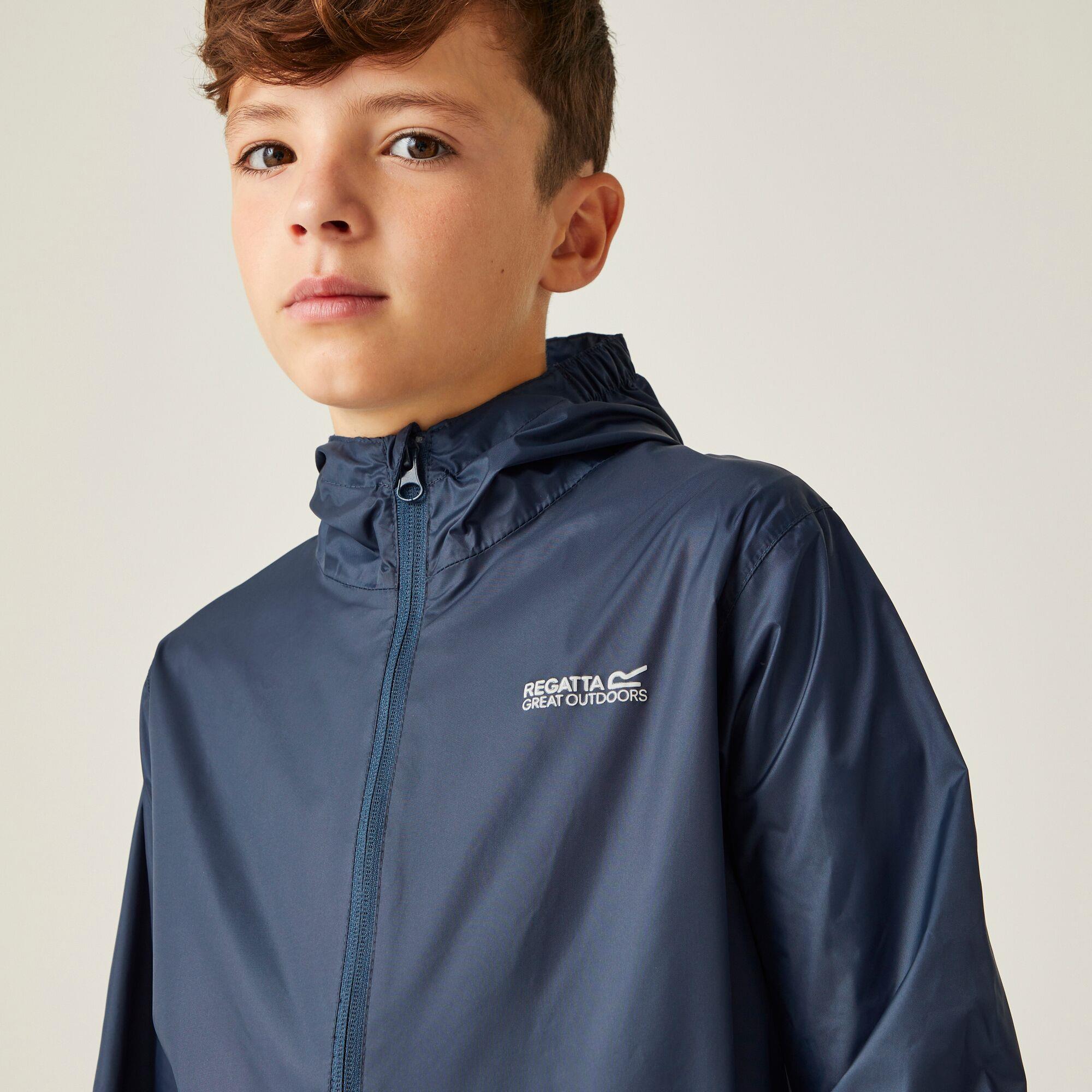 Regatta Kids Pack It Jacket III Waterproof Packaway Coat with Stuffsack - Picture 5 of 128
