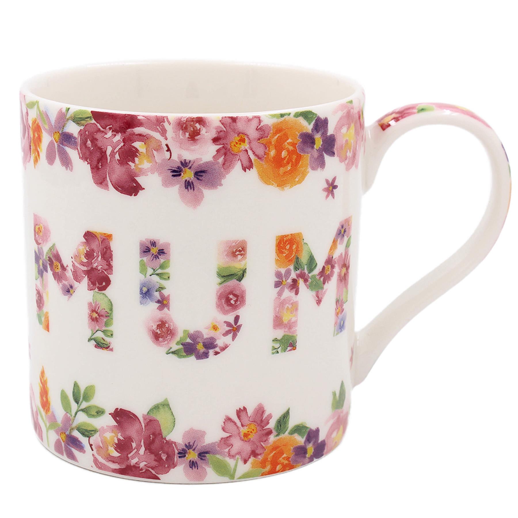 Mum Mug Coaster, Tea Tray Gift Set Floral Design Mother’s Day – Choose Item